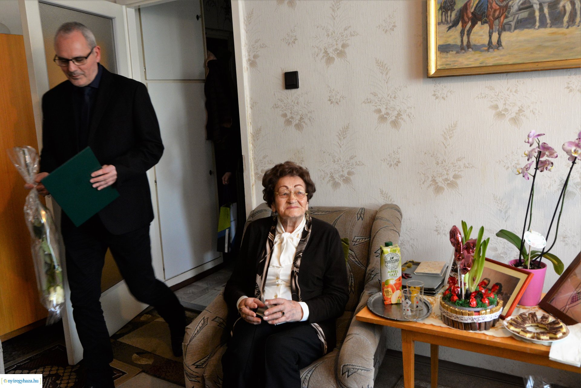 Szépkorú köszöntés- Bordás Lászlóné 95 éves