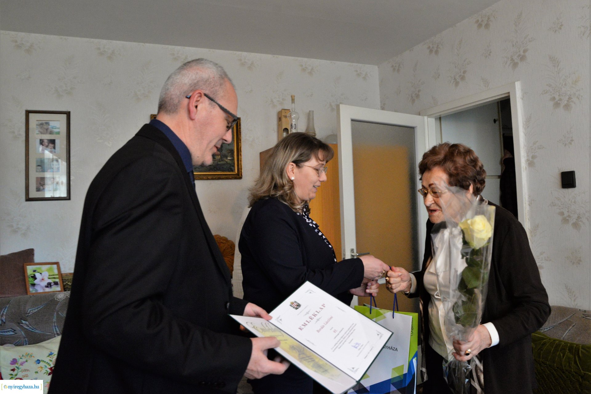 Szépkorú köszöntés- Bordás Lászlóné 95 éves