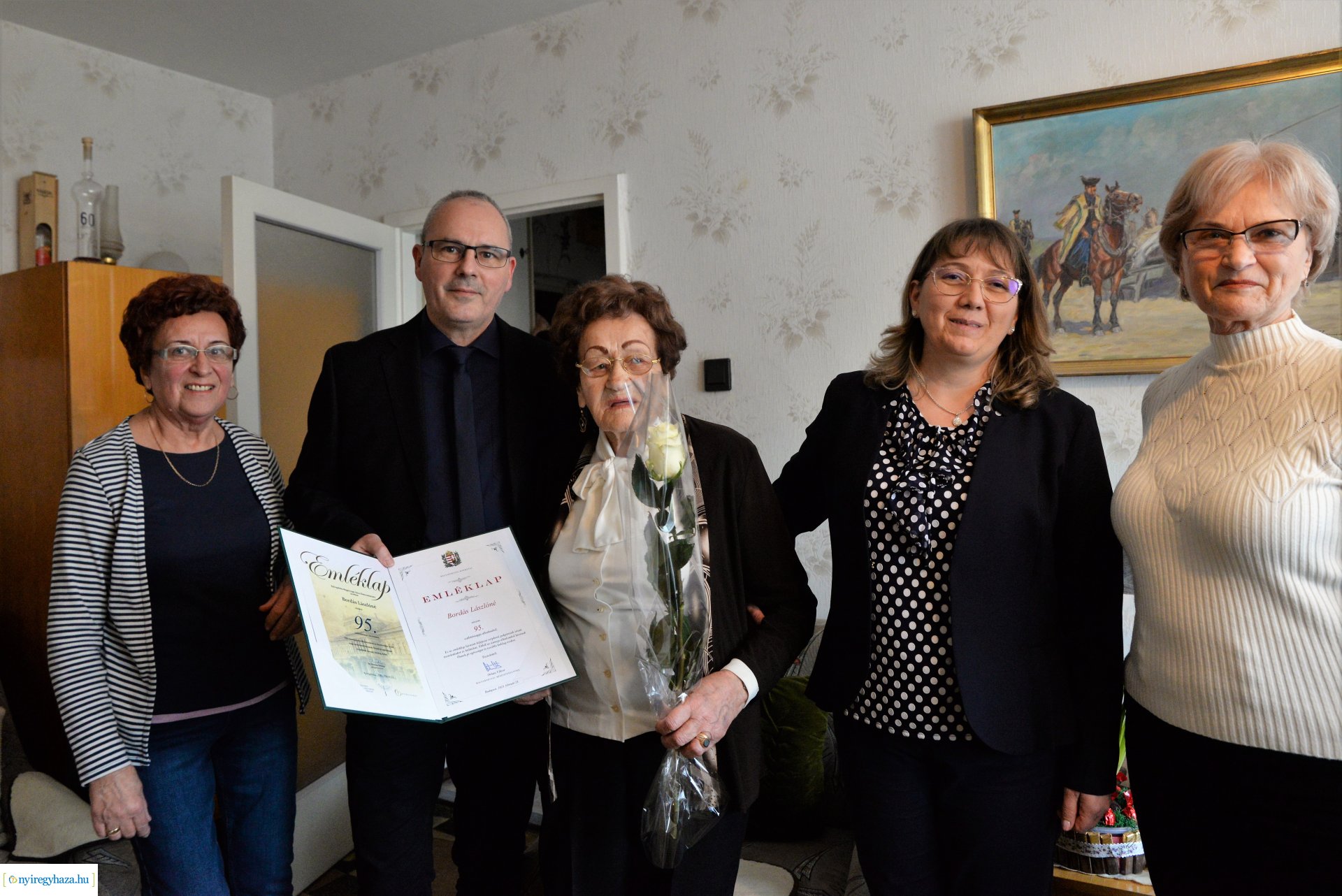 Szépkorú köszöntés- Bordás Lászlóné 95 éves