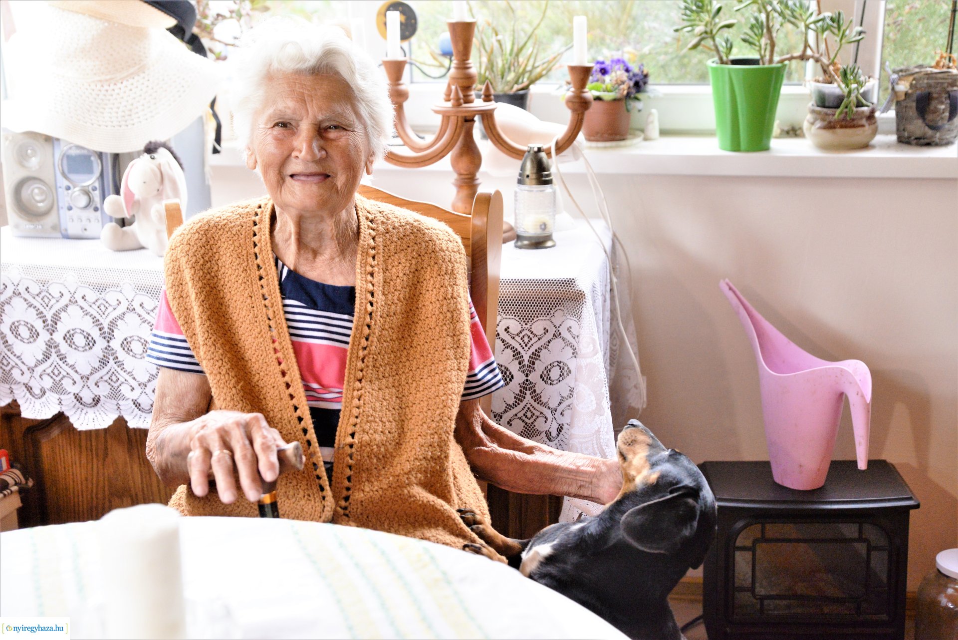 Szépkorú köszöntés - Csobai Józsefné 90 éves