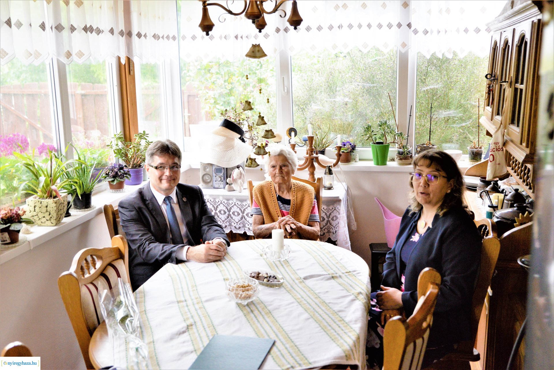 Szépkorú köszöntés - Csobai Józsefné 90 éves