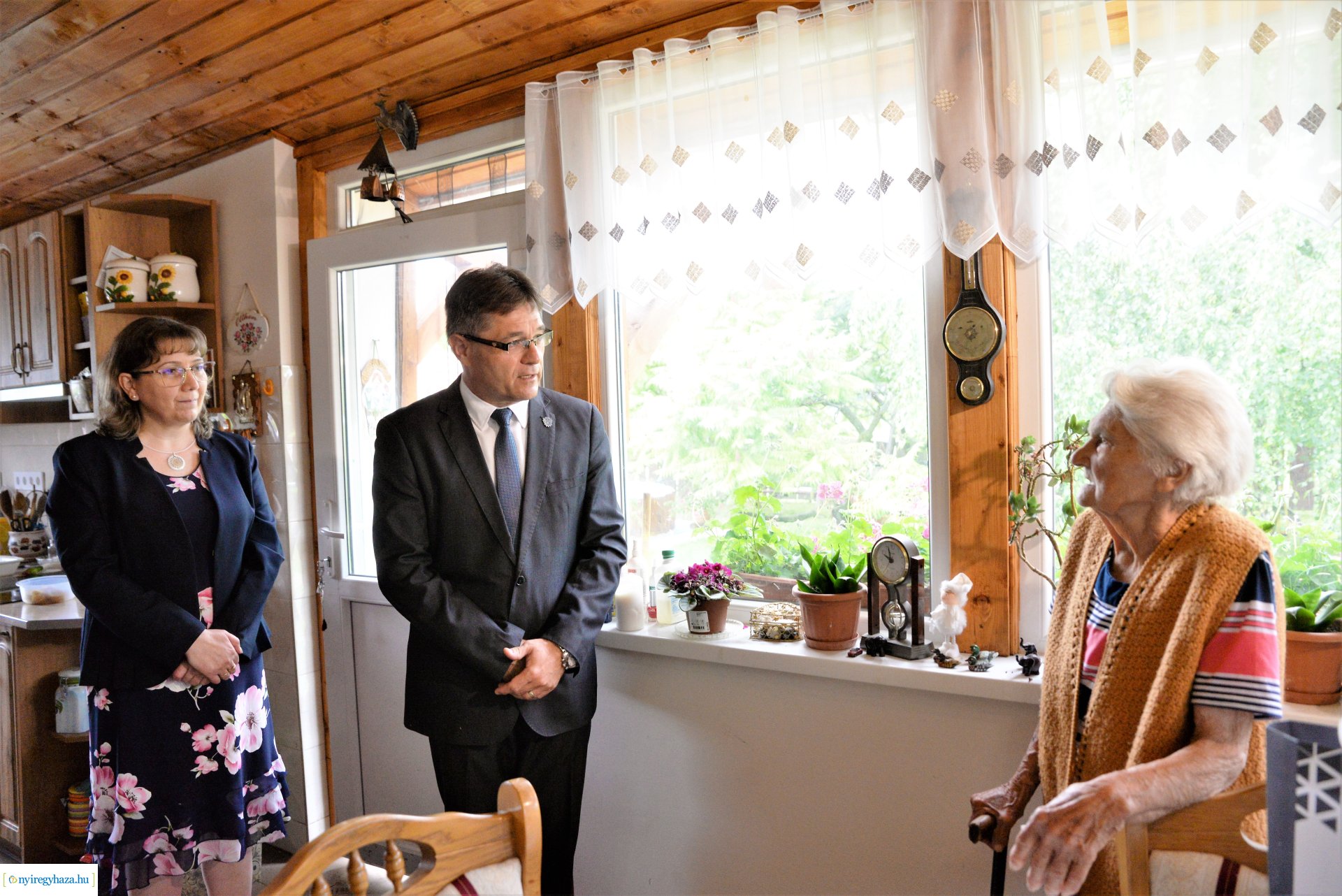 Szépkorú köszöntés - Csobai Józsefné 90 éves