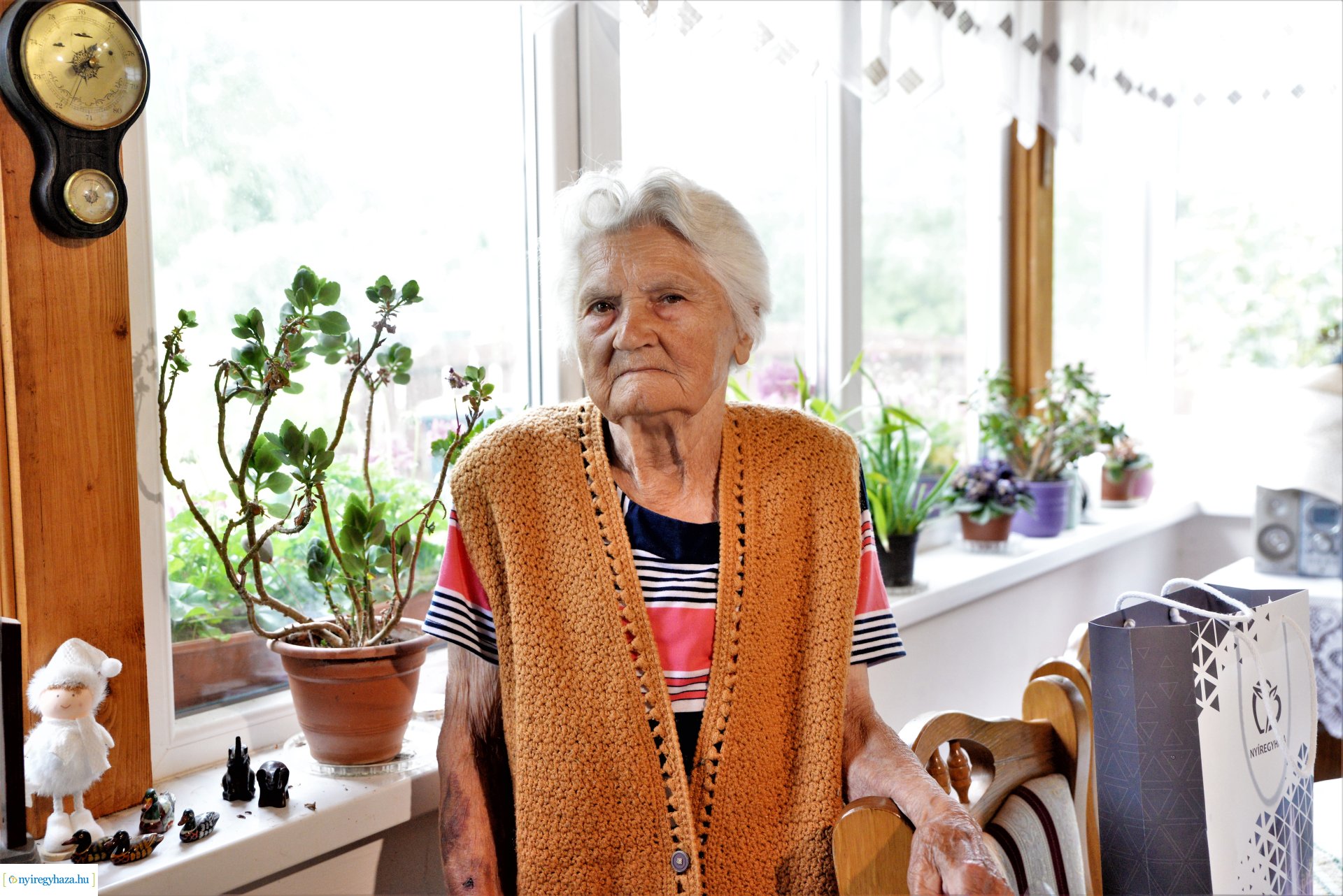 Szépkorú köszöntés - Csobai Józsefné 90 éves