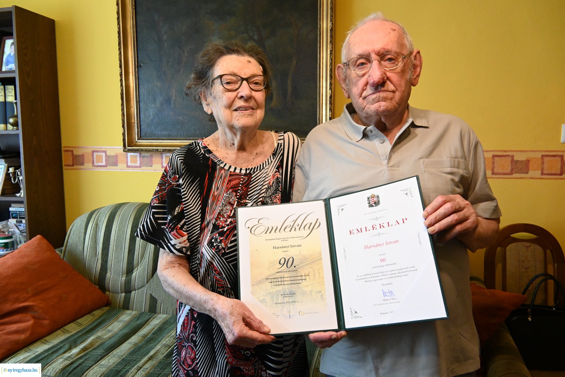 Szépkorú köszöntés  - Harsányi Isván 90 éves