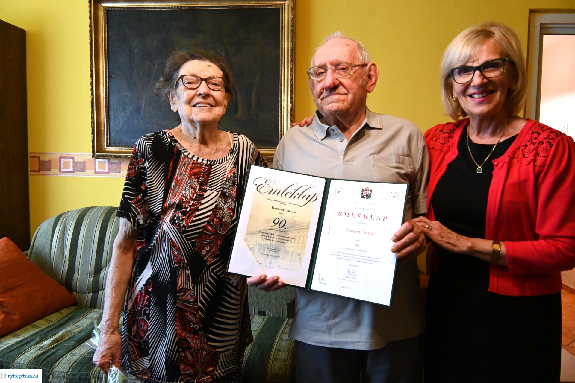 Szépkorú köszöntés  - Harsányi Isván 90 éves