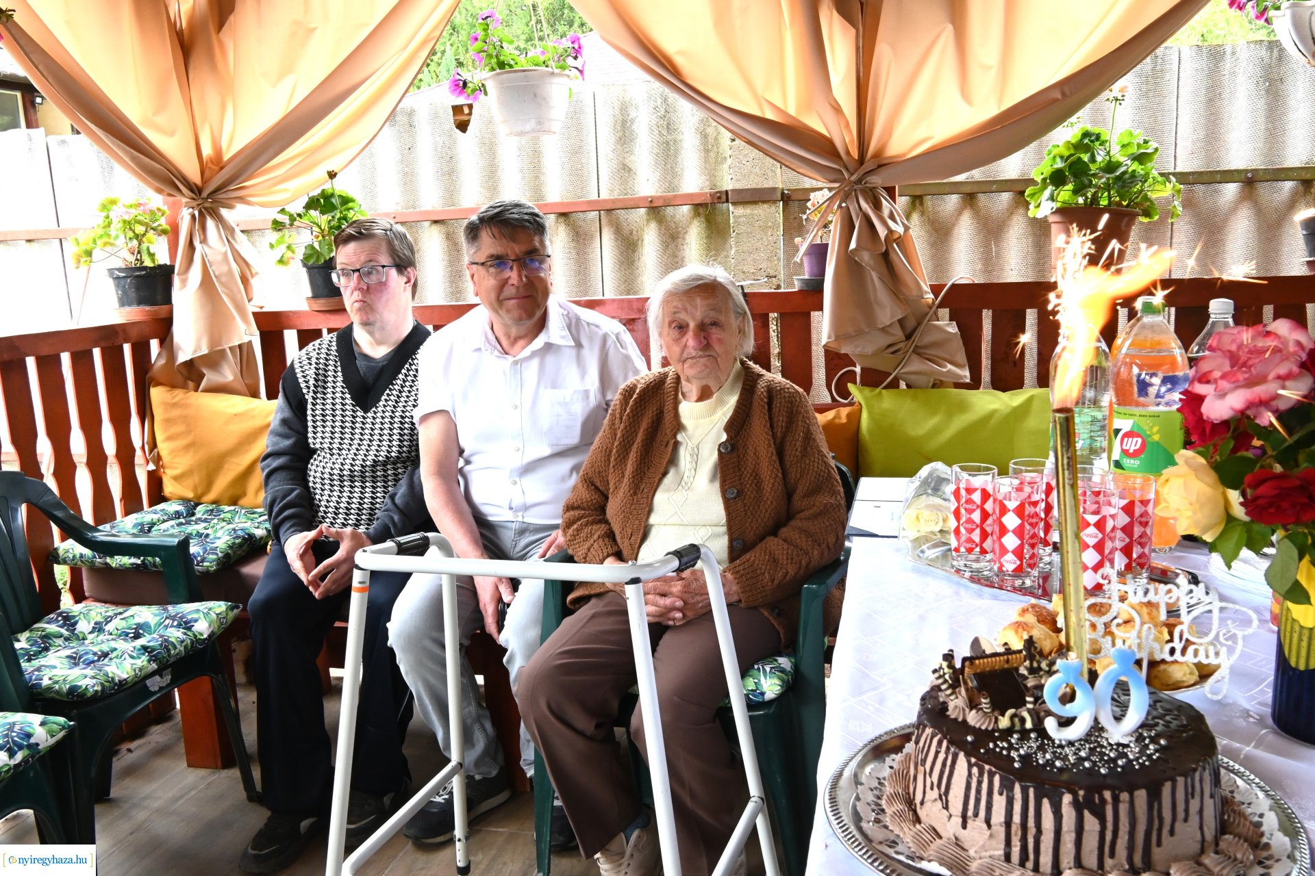 Szépkorú köszöntés Nyírszőlősön - Tatár Andrásné 90 éves