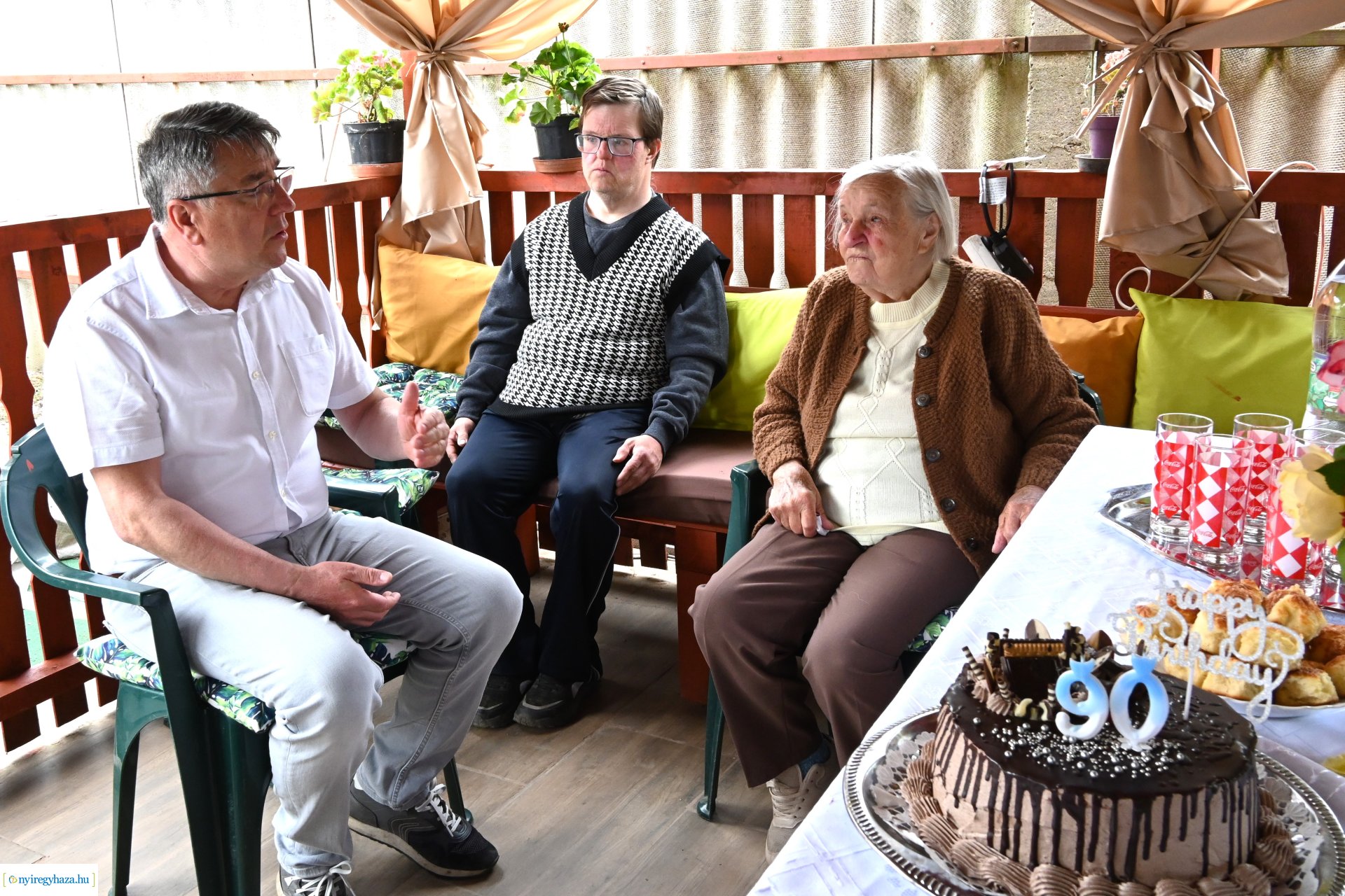 Szépkorú köszöntés Nyírszőlősön - Tatár Andrásné 90 éves