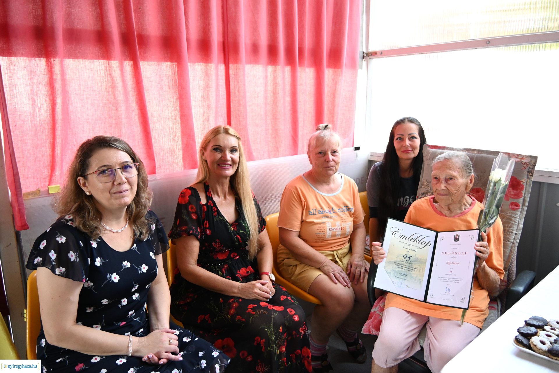 Szépkorú köszöntés - Papp Jánosné 95 éves lett