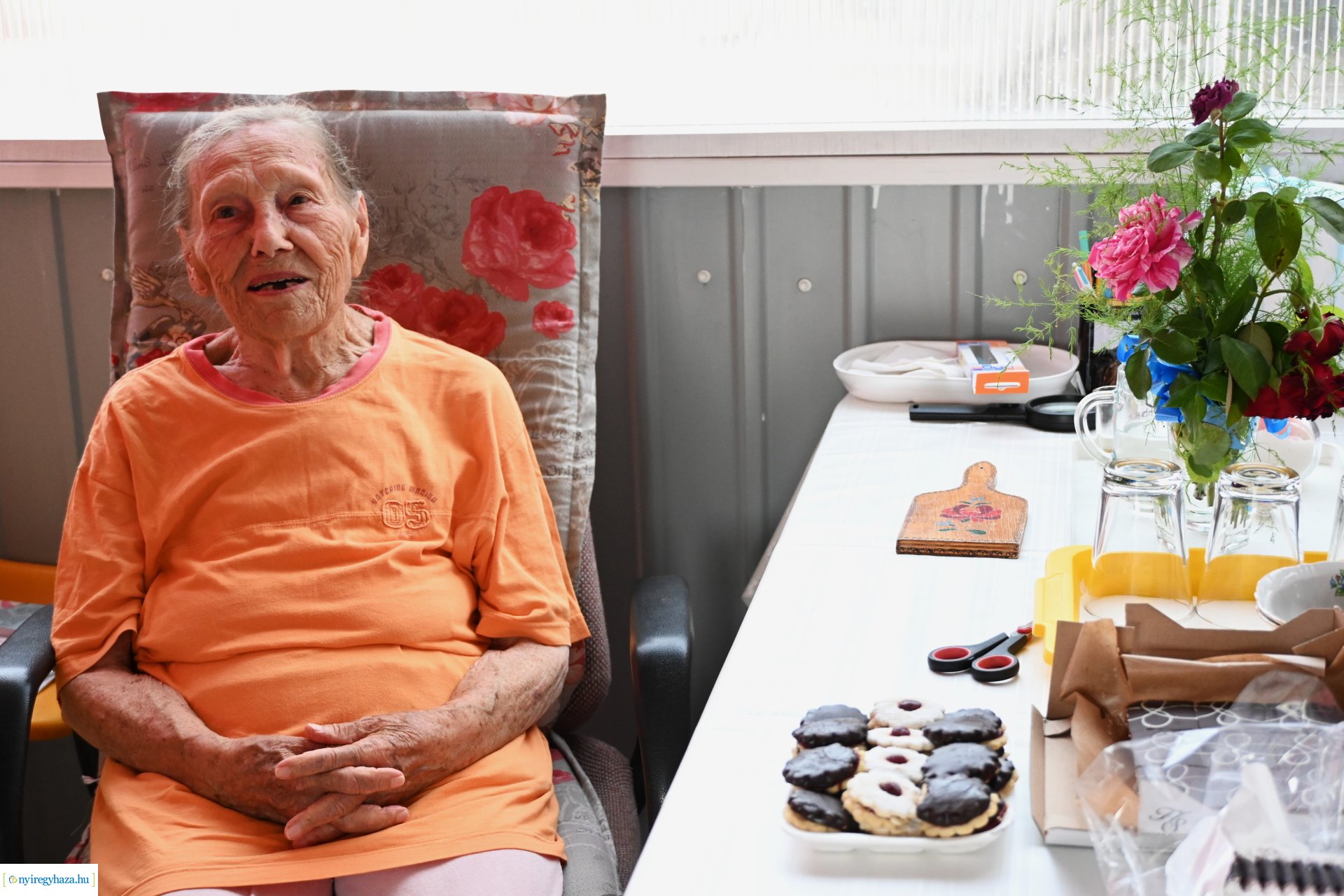 Szépkorú köszöntés - Papp Jánosné 95 éves lett