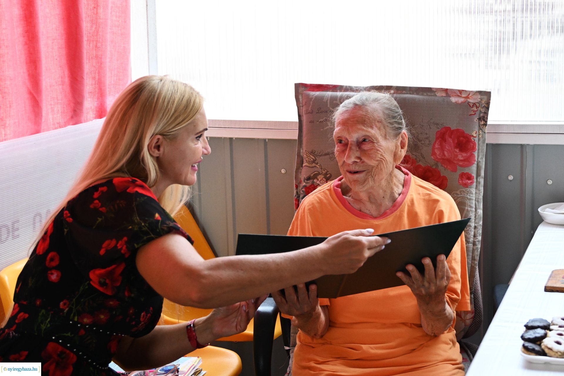 Szépkorú köszöntés - Papp Jánosné 95 éves lett