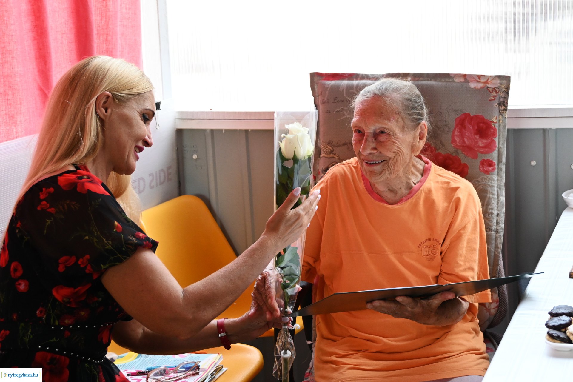 Szépkorú köszöntés - Papp Jánosné 95 éves lett