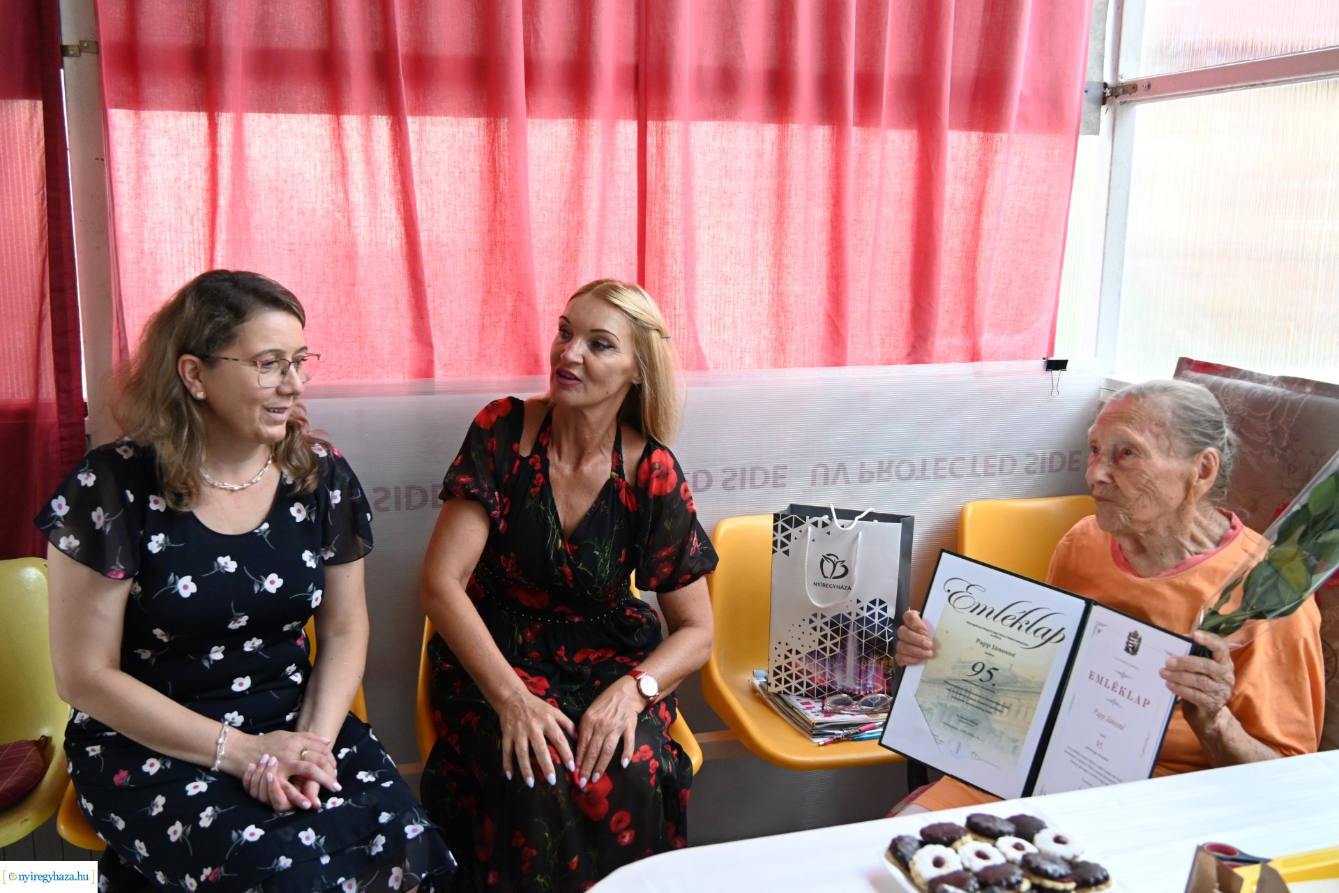 Szépkorú köszöntés - Papp Jánosné 95 éves lett
