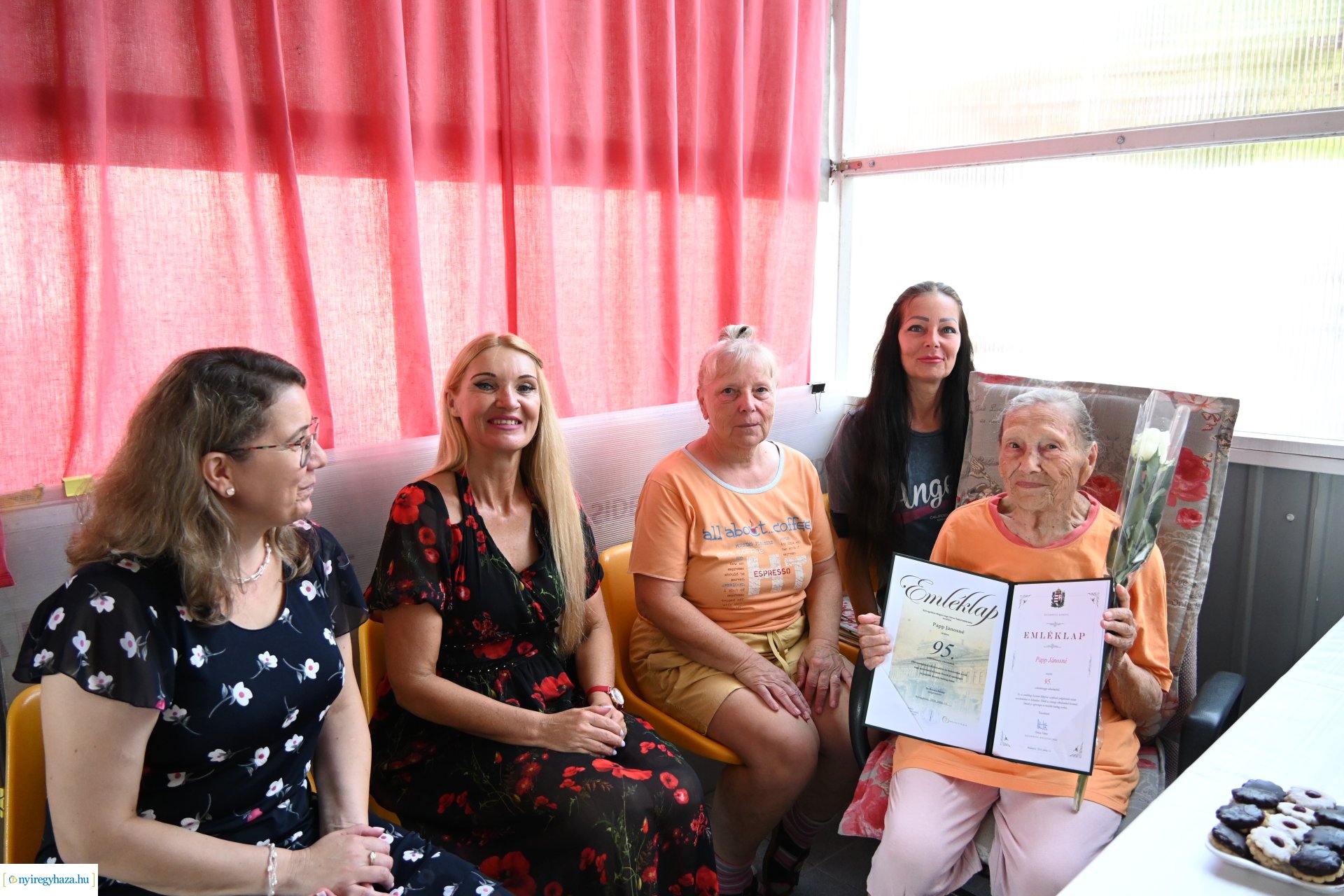 Szépkorú köszöntés - Papp Jánosné 95 éves lett