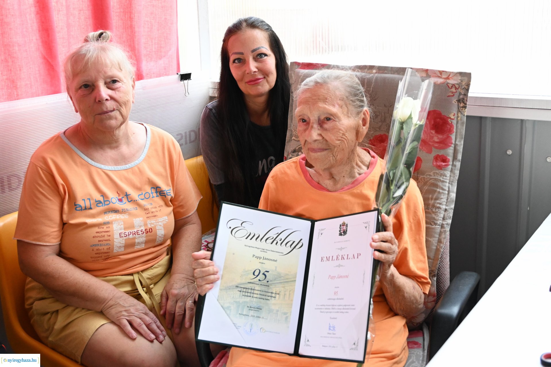 Szépkorú köszöntés - Papp Jánosné 95 éves lett