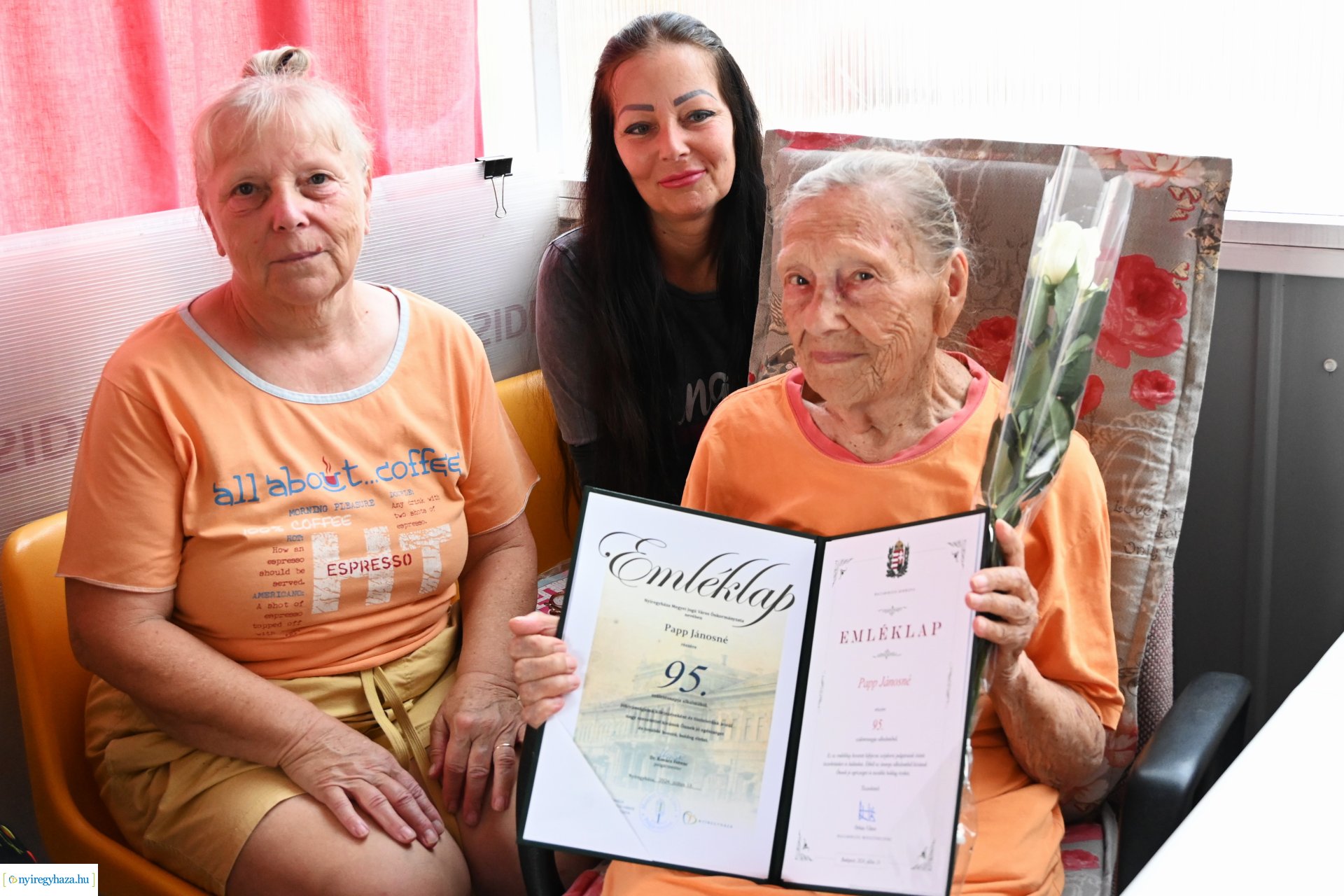 Szépkorú köszöntés - Papp Jánosné 95 éves lett