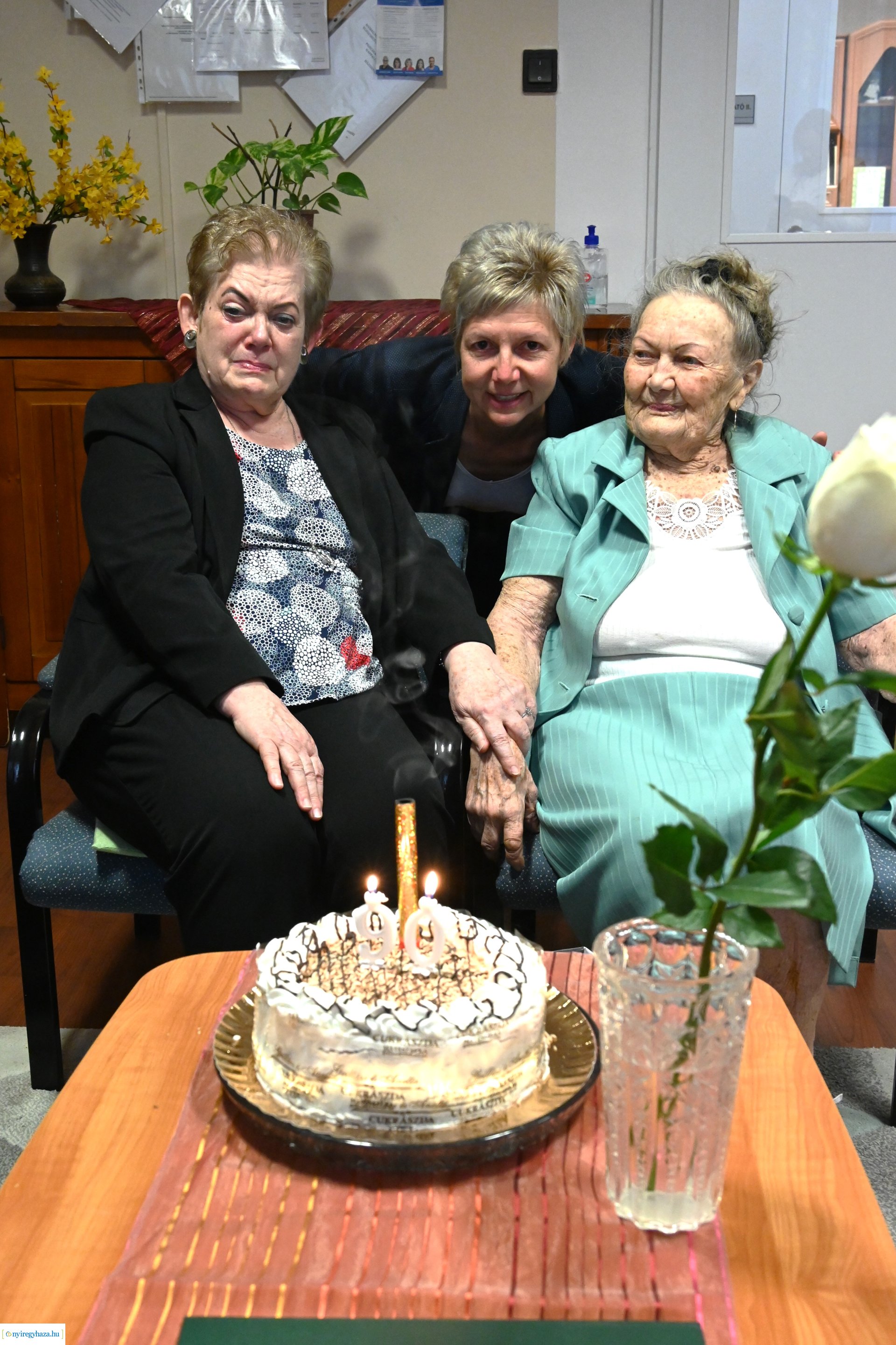 Szépkorú köszöntés - Román Gáborné 90 éves