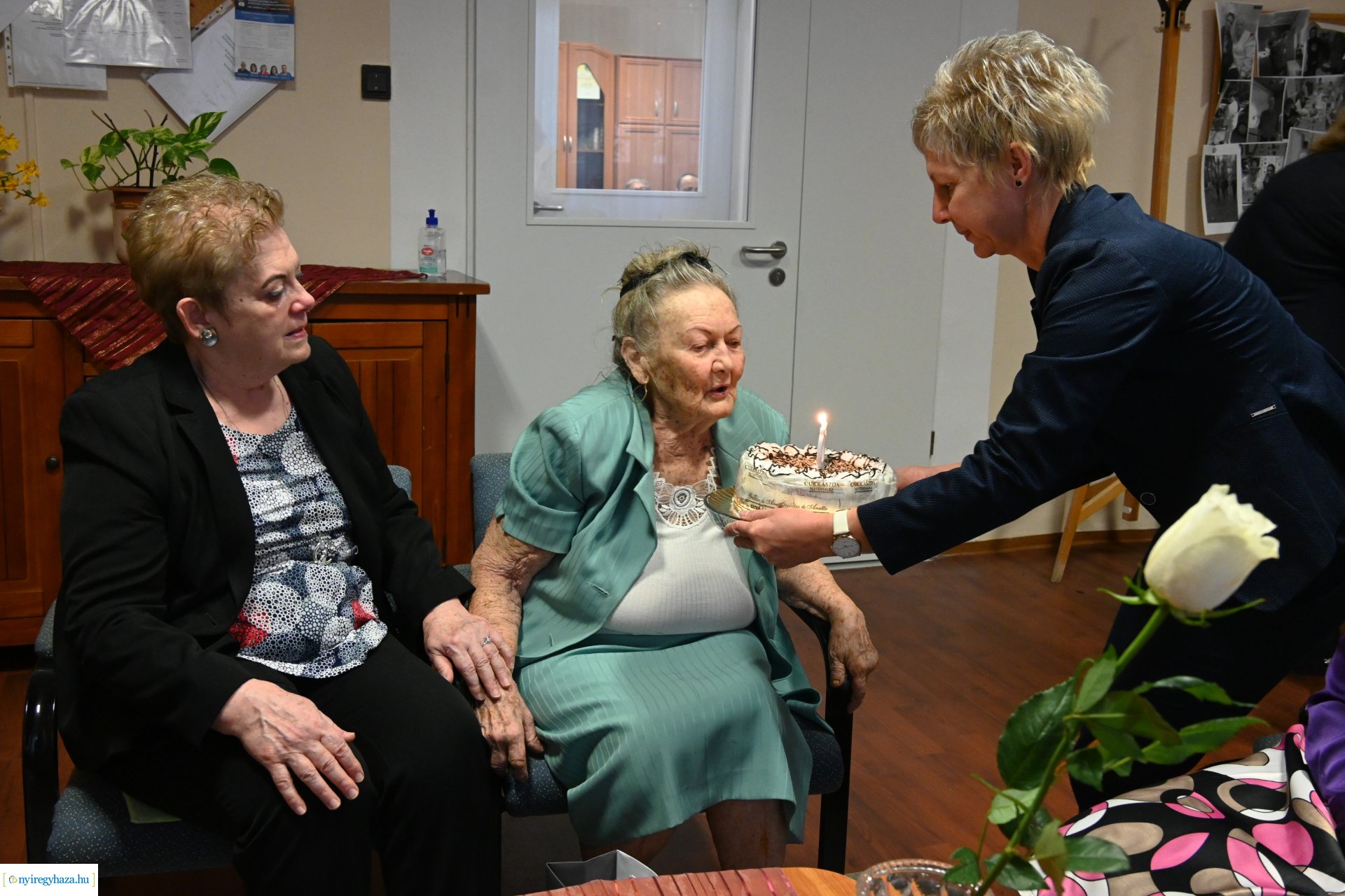 Szépkorú köszöntés - Román Gáborné 90 éves