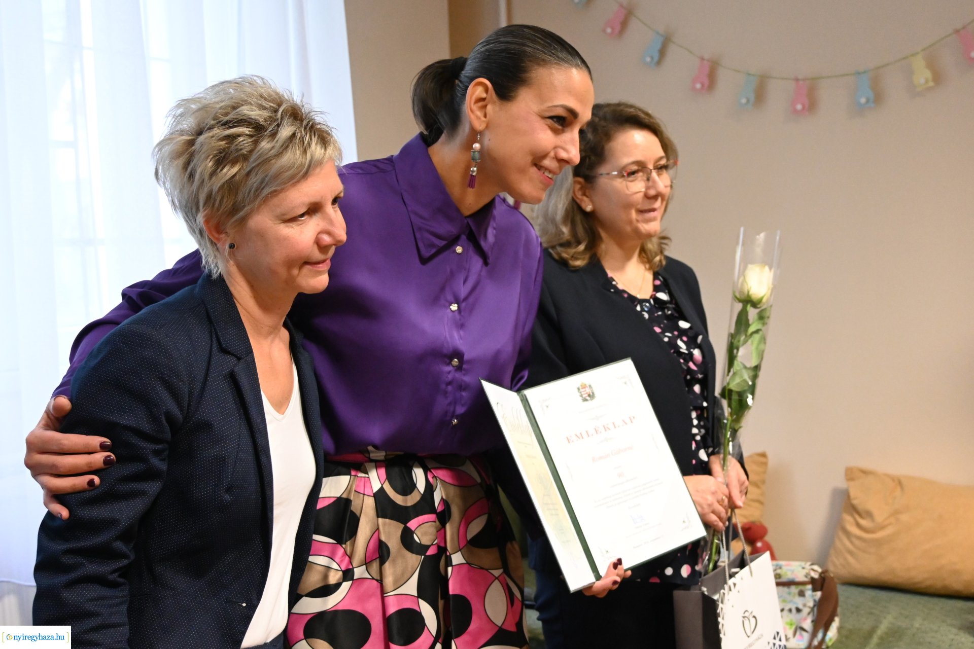 Szépkorú köszöntés - Román Gáborné 90 éves