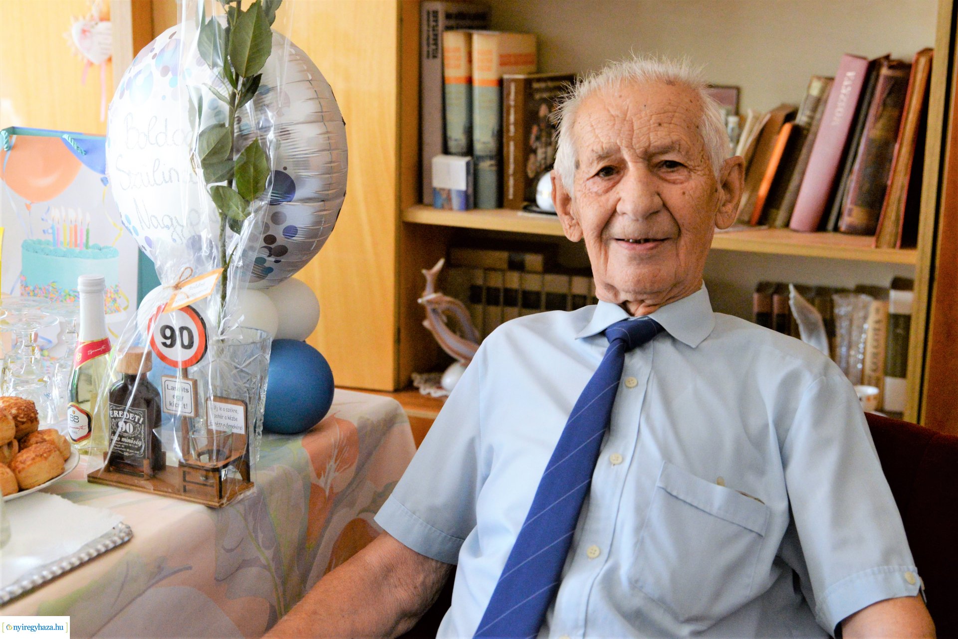 Szépkorú  köszöntés -  Szilágyi János 90 éves