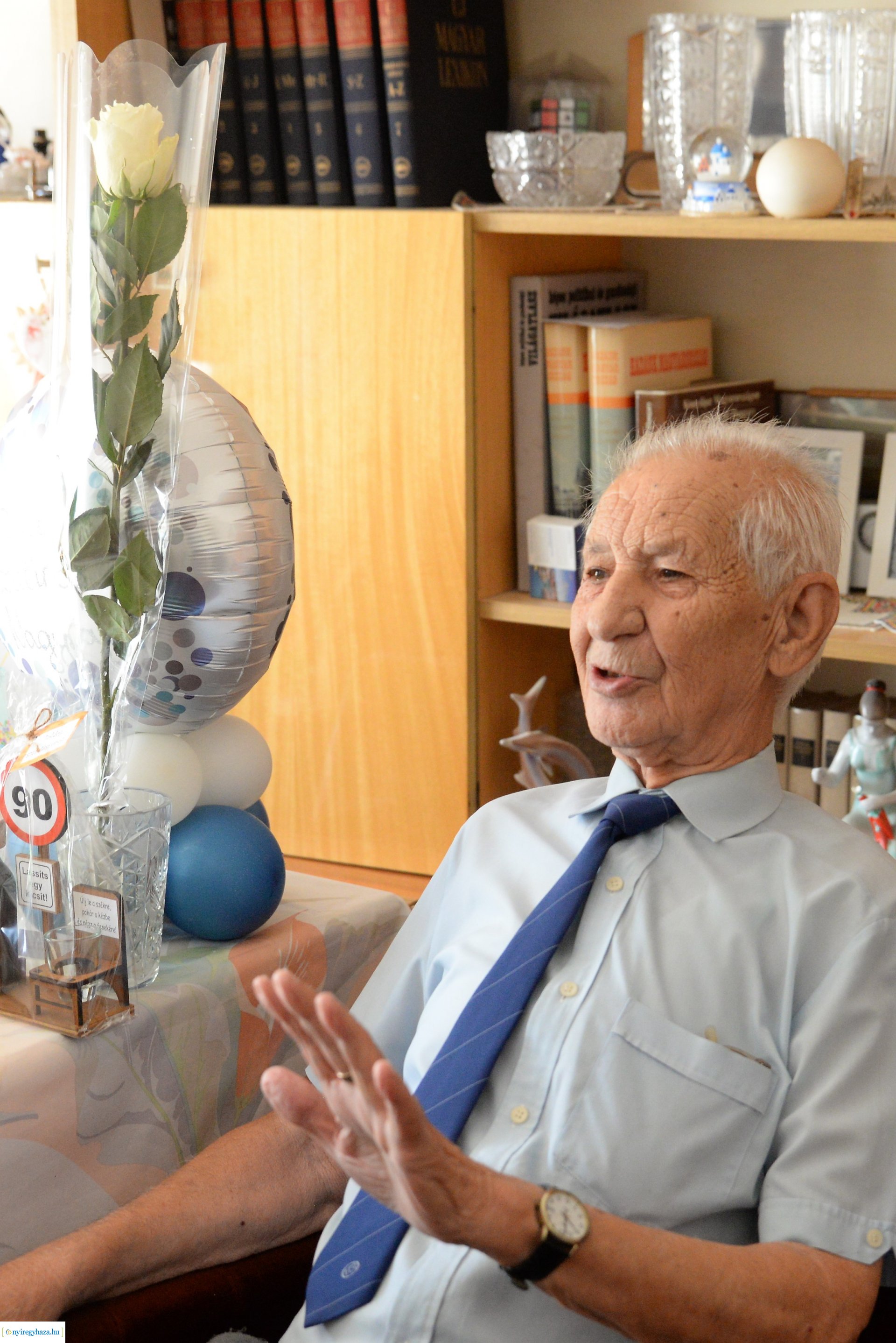 Szépkorú  köszöntés -  Szilágyi János 90 éves