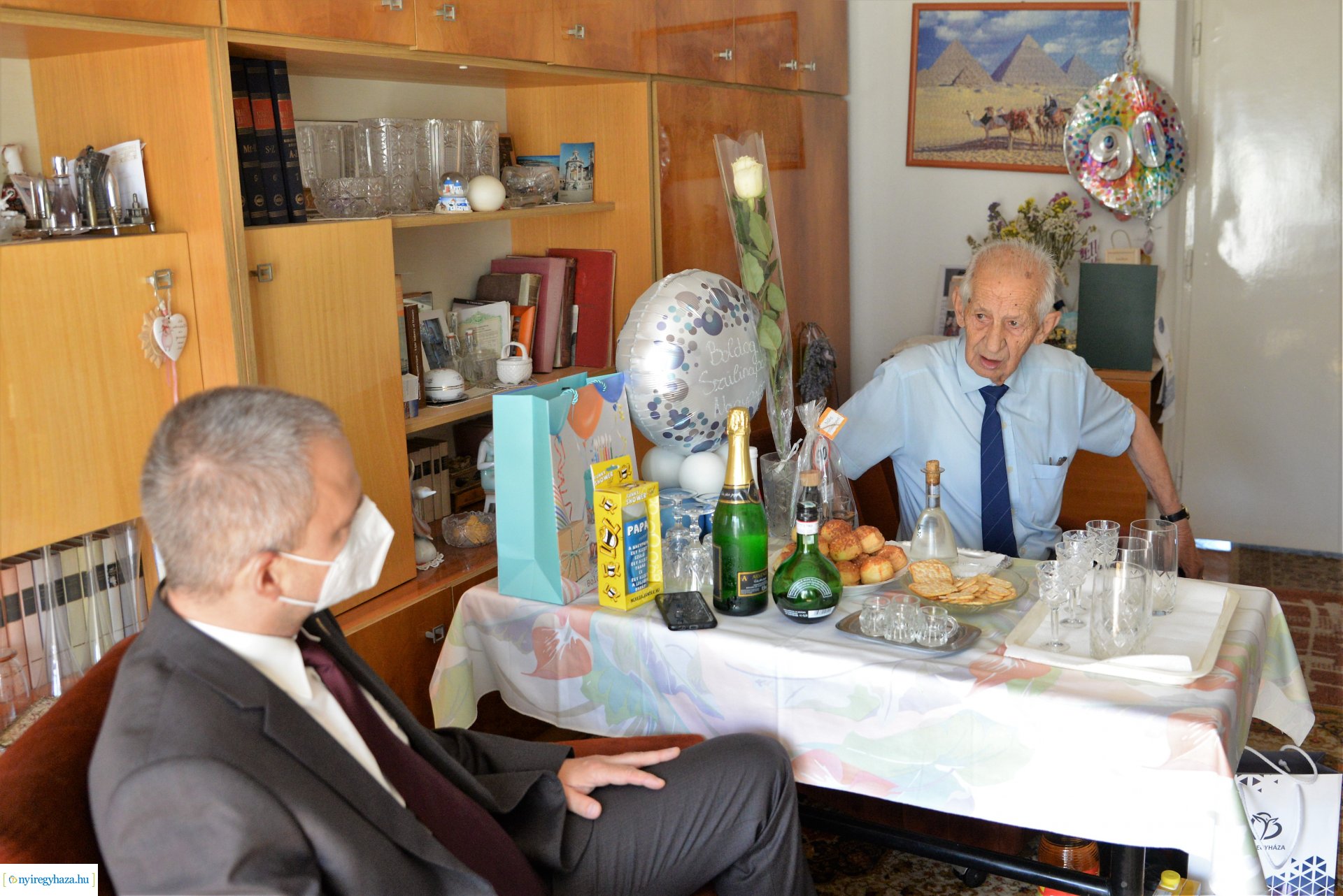 Szépkorú  köszöntés -  Szilágyi János 90 éves