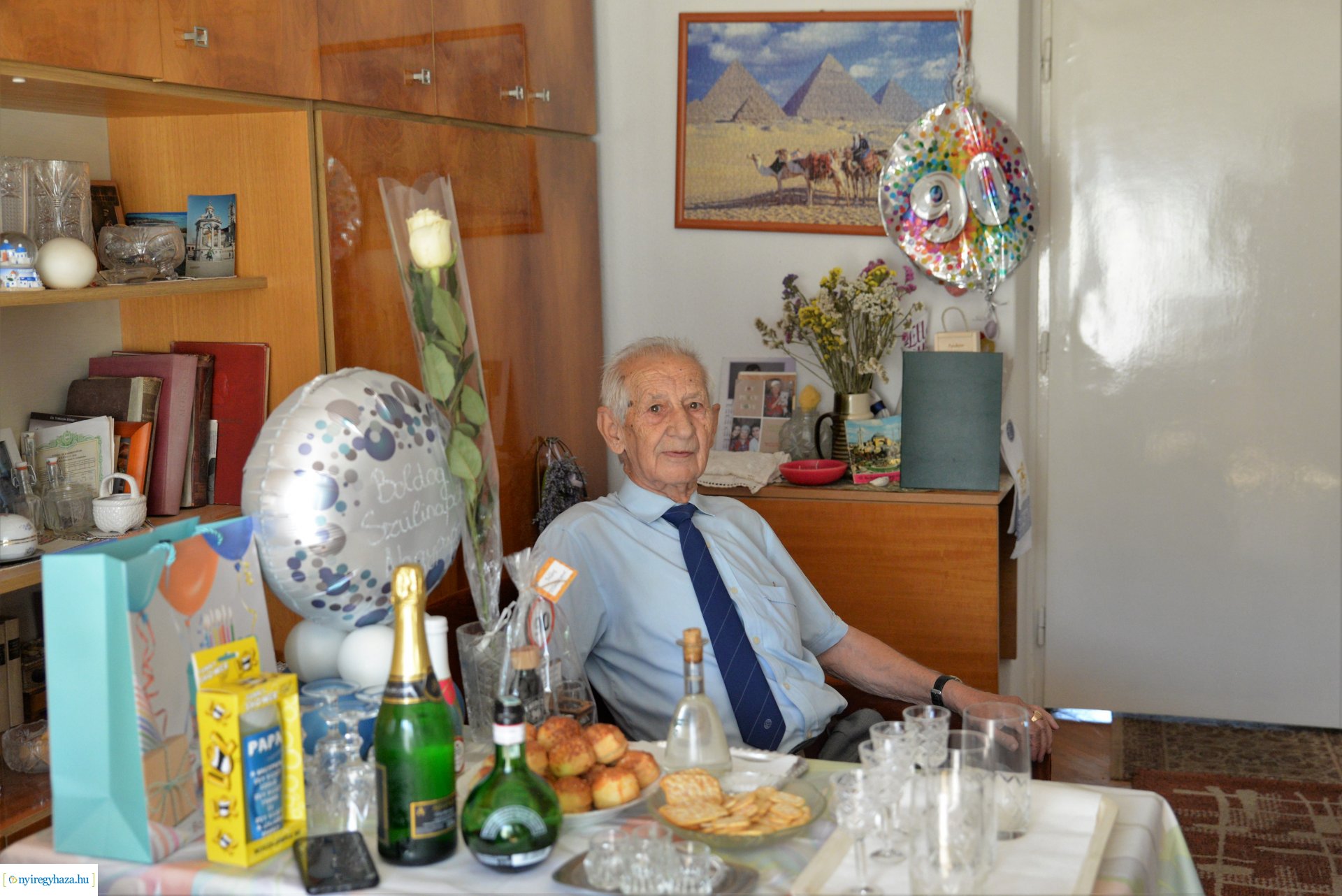 Szépkorú  köszöntés -  Szilágyi János 90 éves