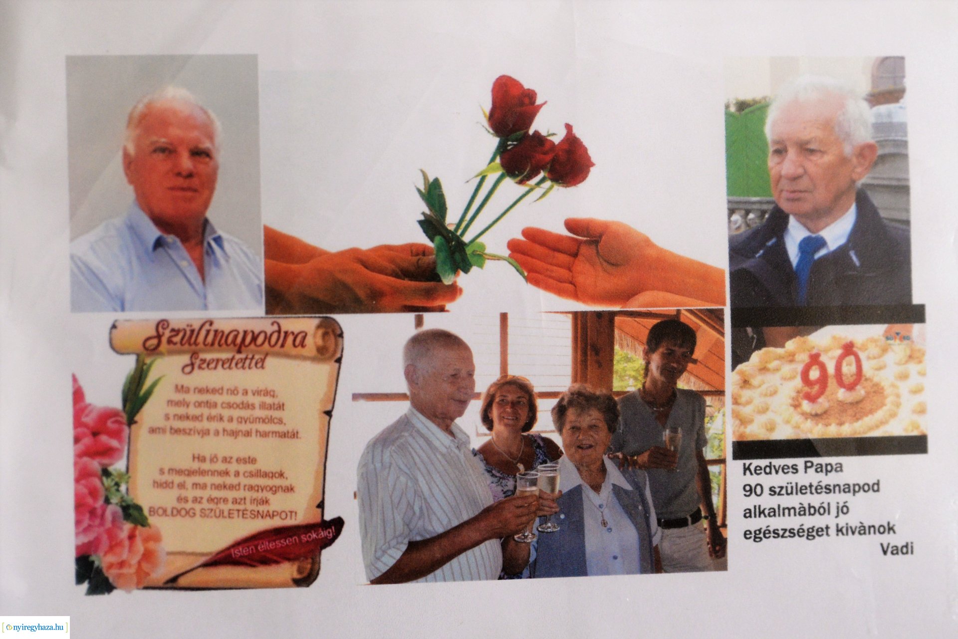 Szépkorú  köszöntés -  Szilágyi János 90 éves