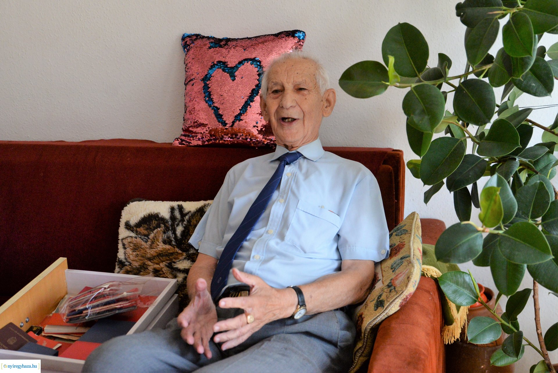 Szépkorú  köszöntés -  Szilágyi János 90 éves