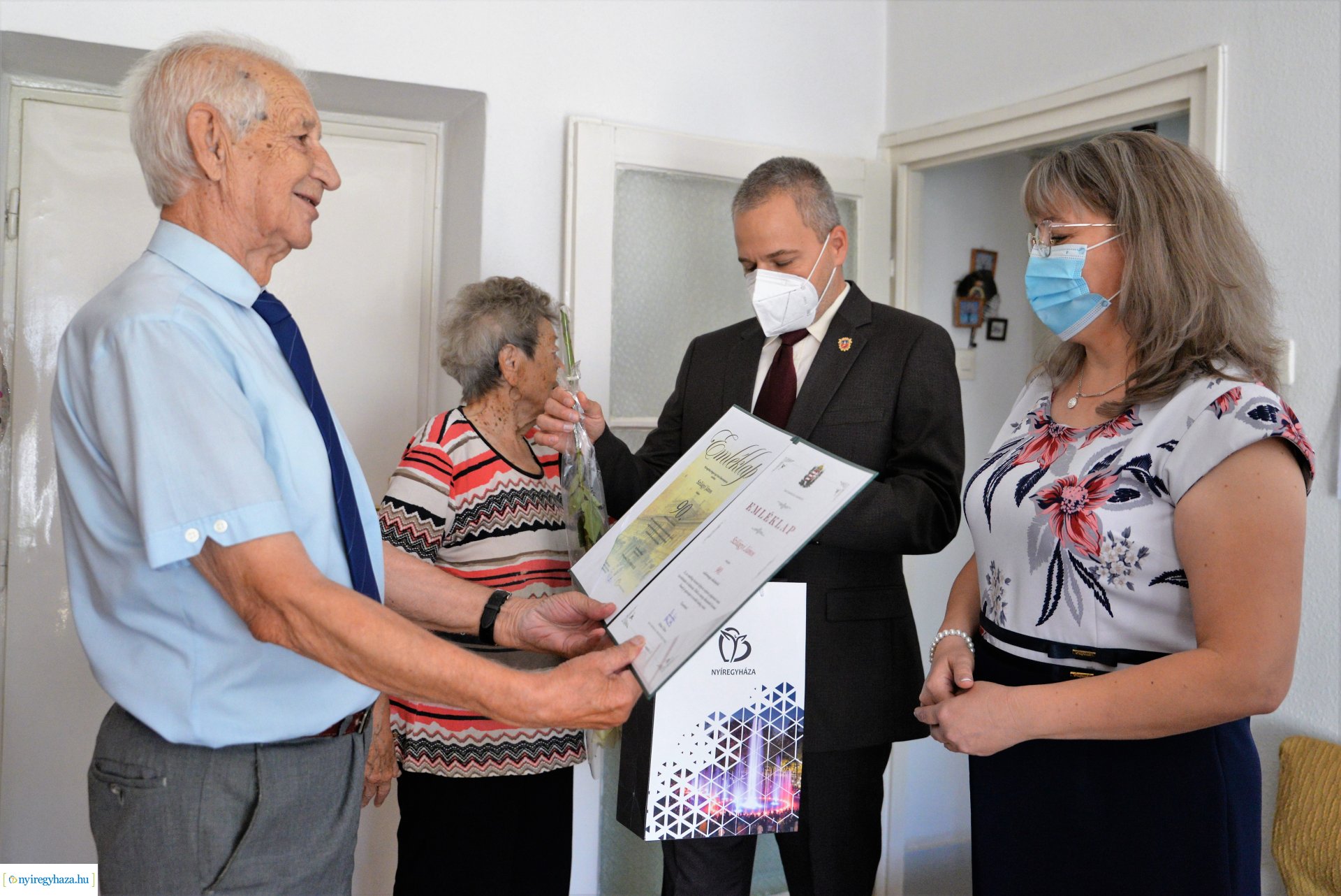 Szépkorú  köszöntés -  Szilágyi János 90 éves