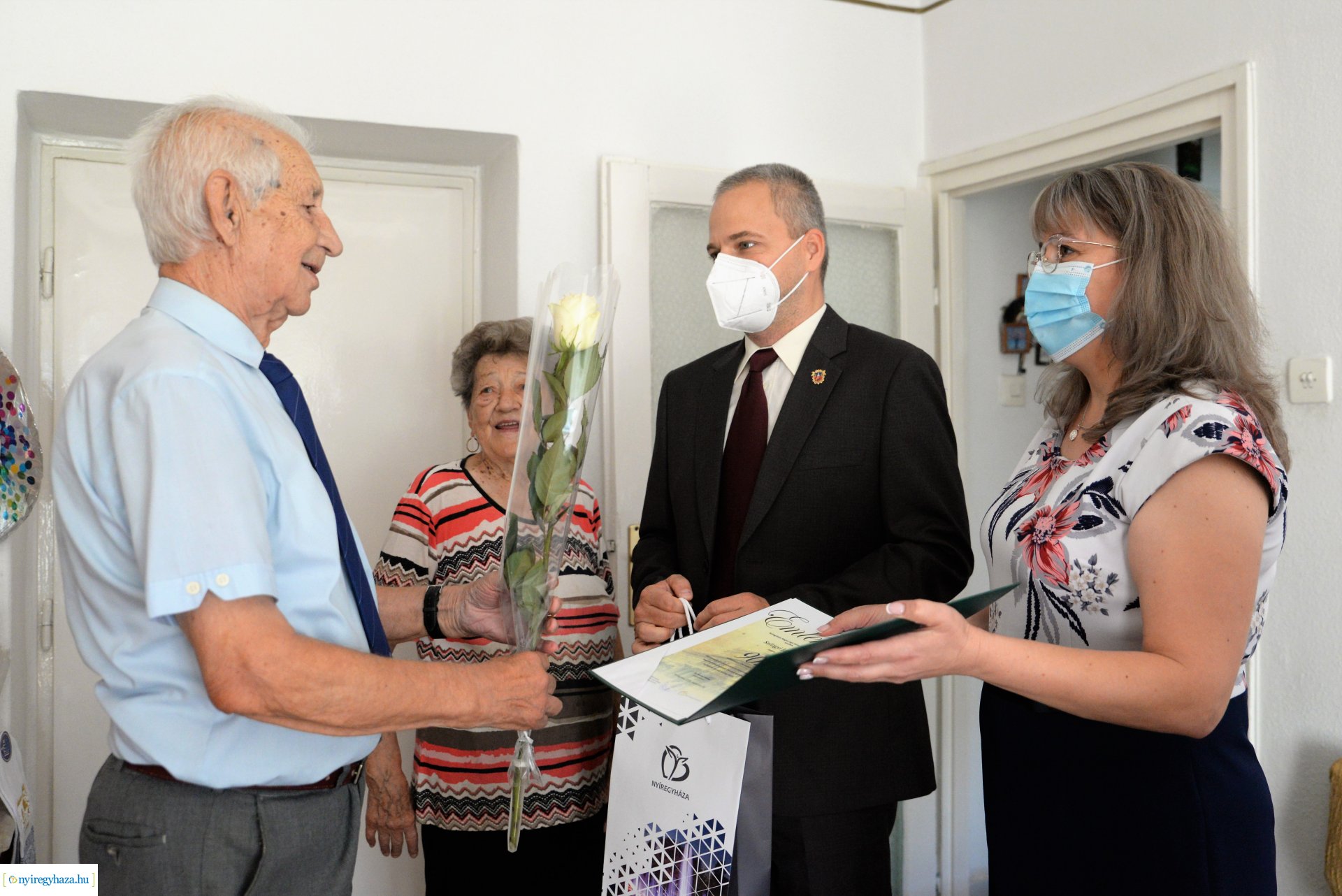 Szépkorú  köszöntés -  Szilágyi János 90 éves