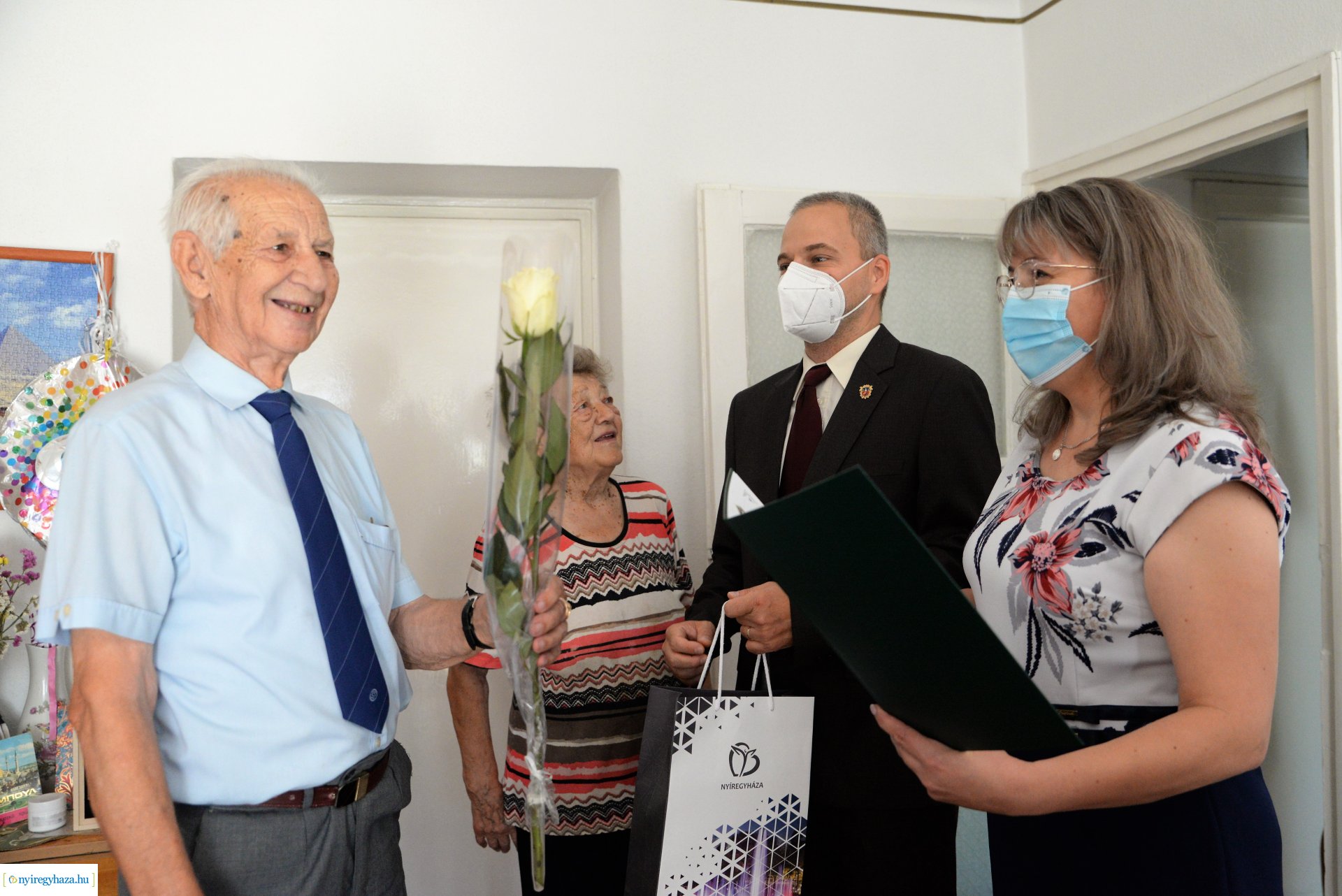 Szépkorú  köszöntés -  Szilágyi János 90 éves