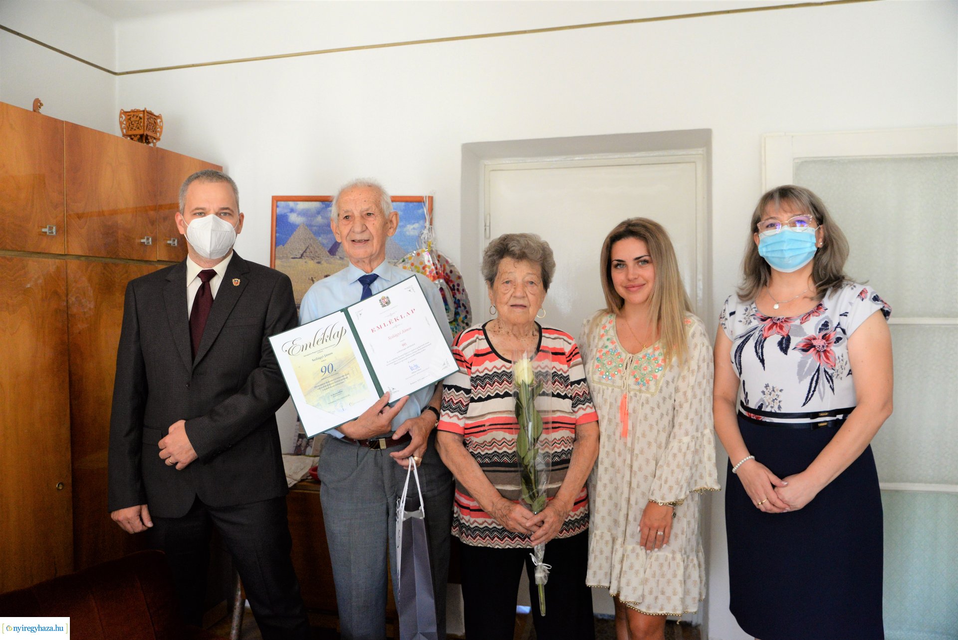 Szépkorú  köszöntés -  Szilágyi János 90 éves