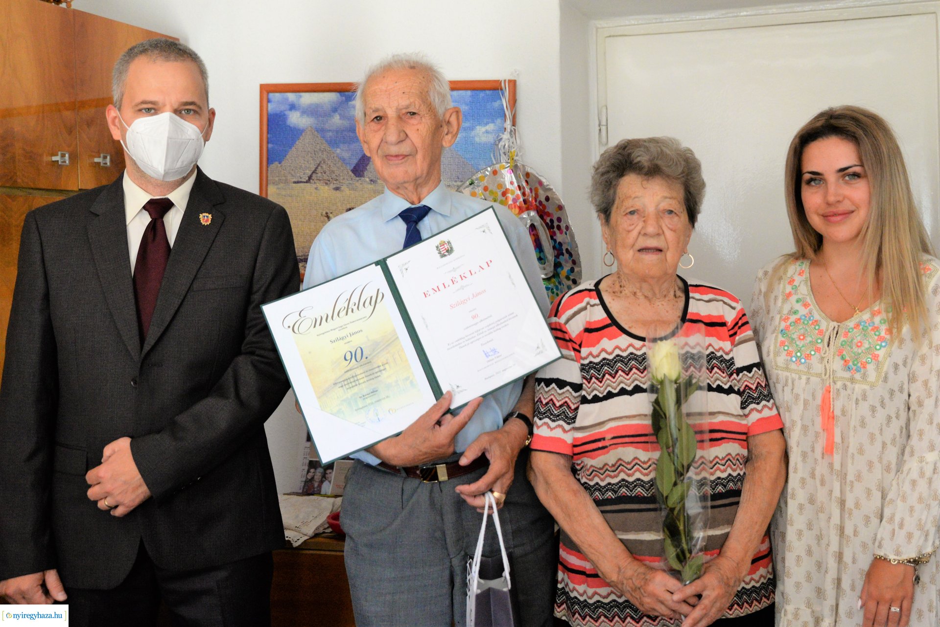 Szépkorú  köszöntés -  Szilágyi János 90 éves