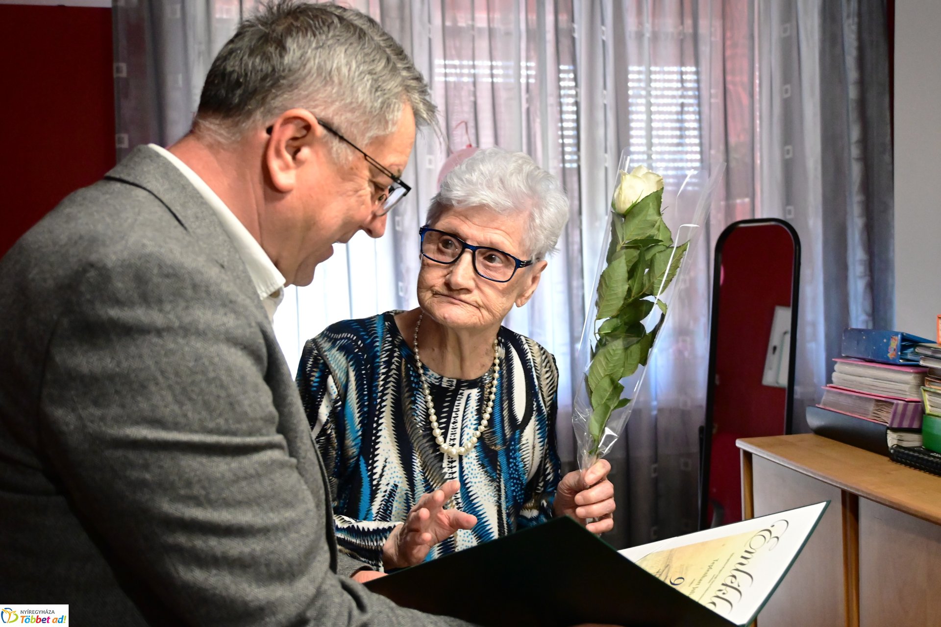 Szépkorú köszöntés - Tepfenhart Julianna 90 éves
