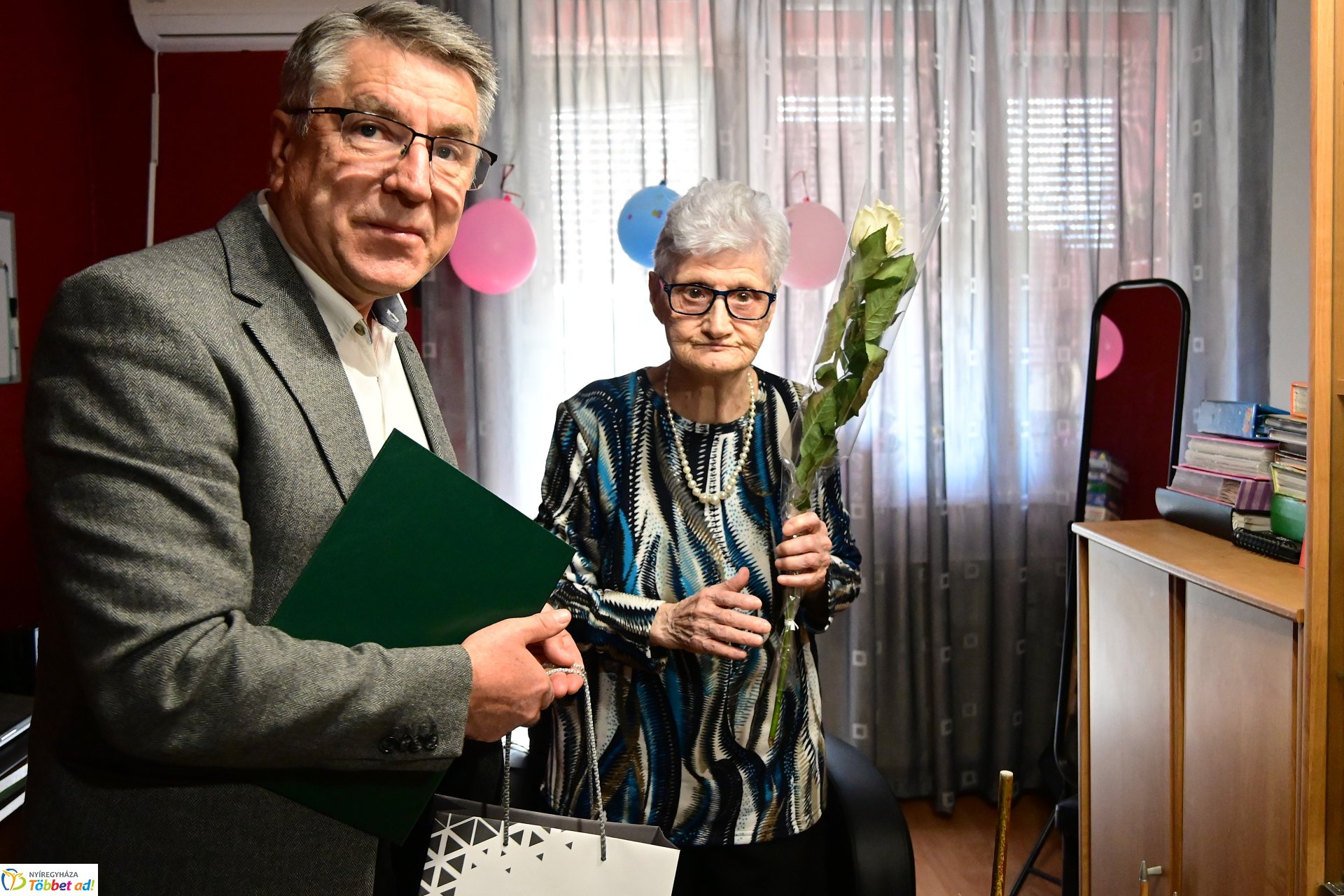 Szépkorú köszöntés - Tepfenhart Julianna 90 éves