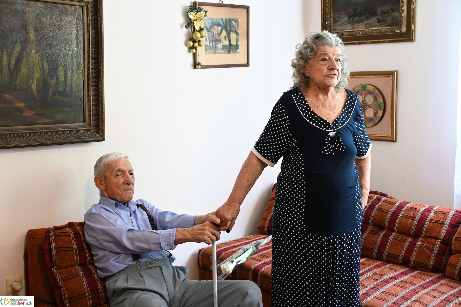 Szépkorú köszöntés - Újváry József 90 éves