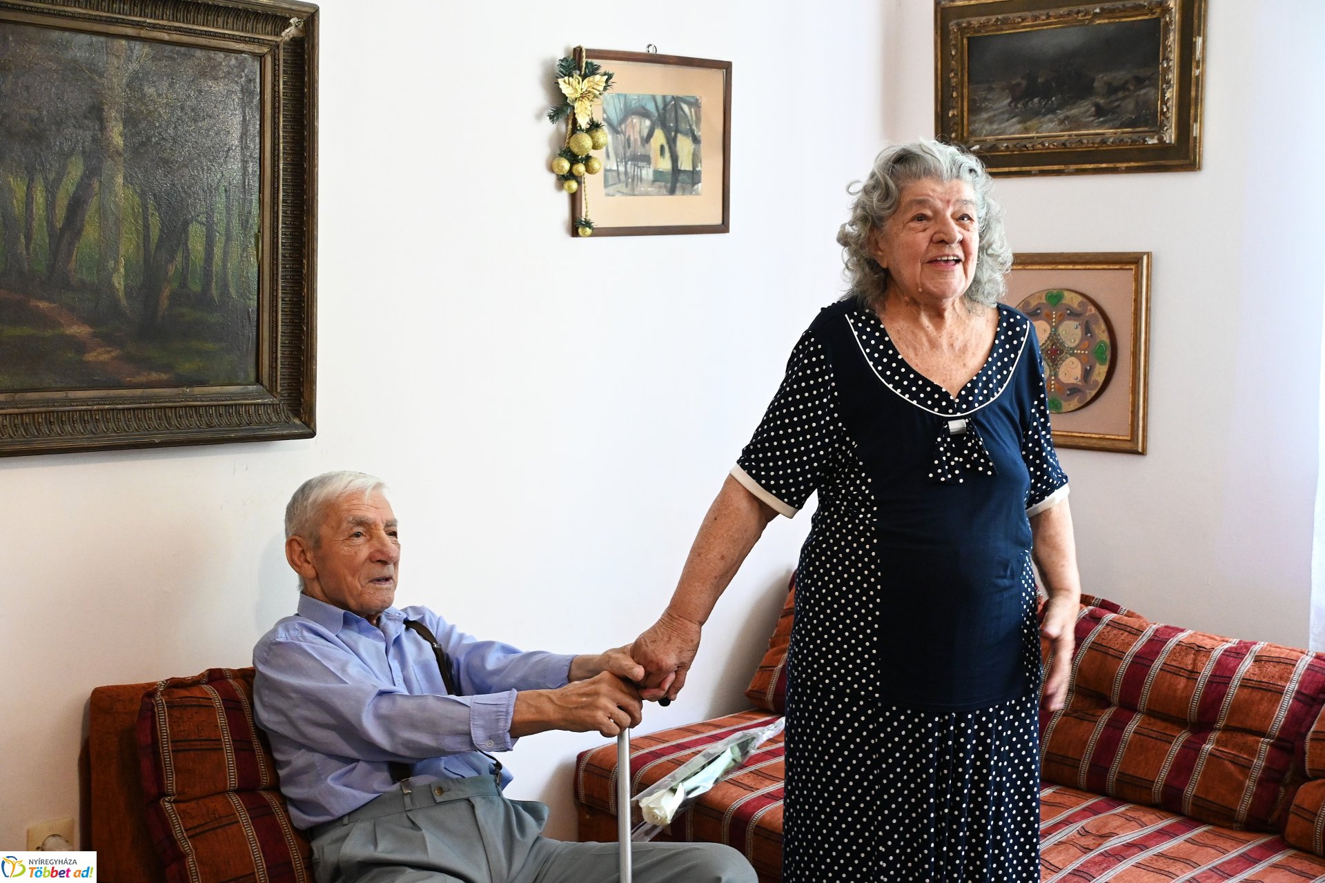 Szépkorú köszöntés - Újváry József 90 éves