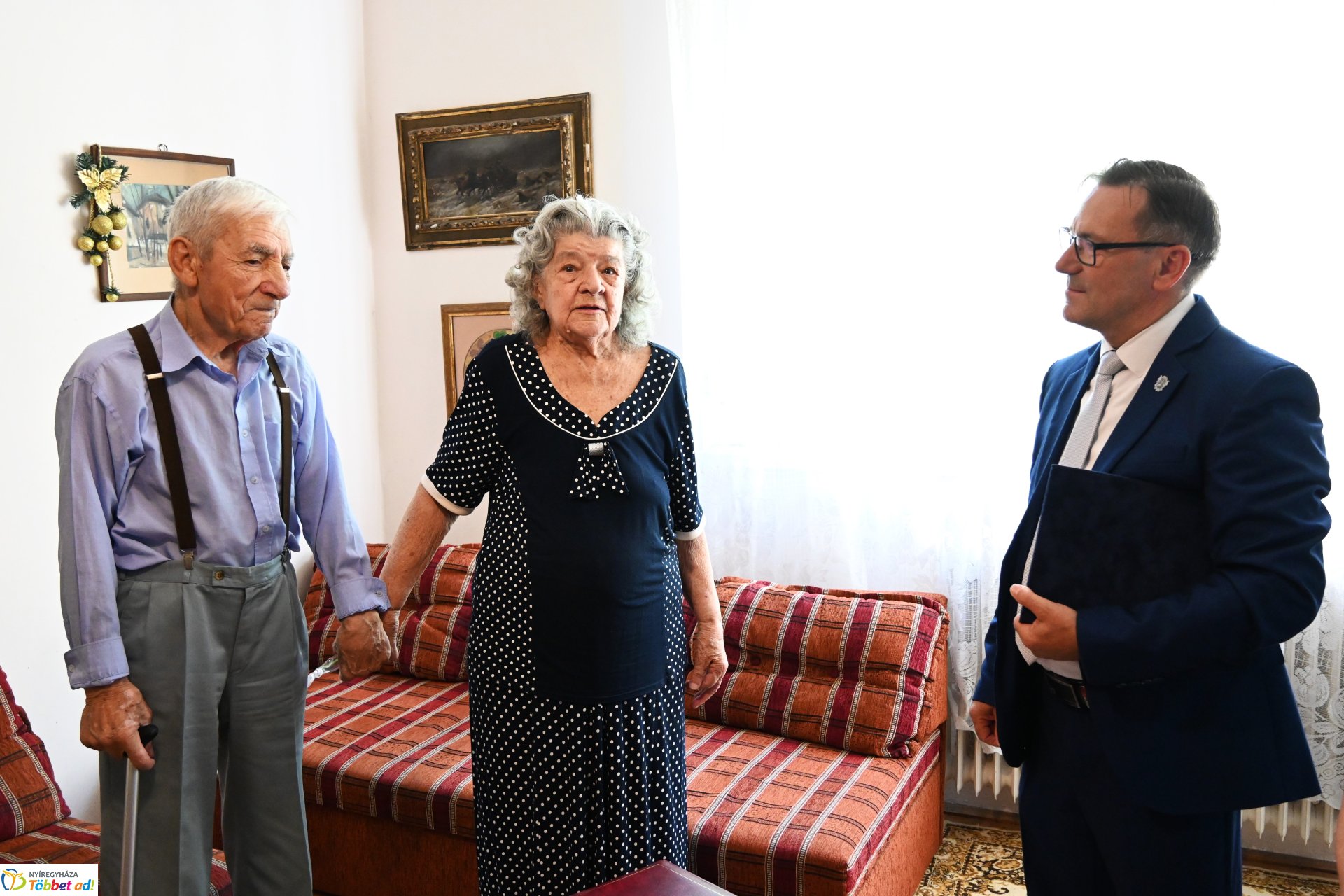 Szépkorú köszöntés - Újváry József 90 éves