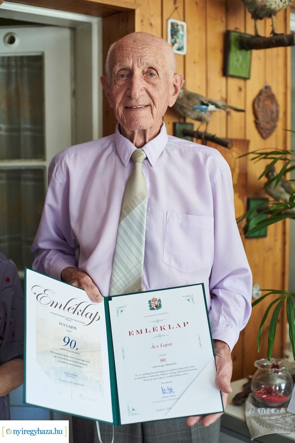 Szépkorú köszöntése - Ács Lajos