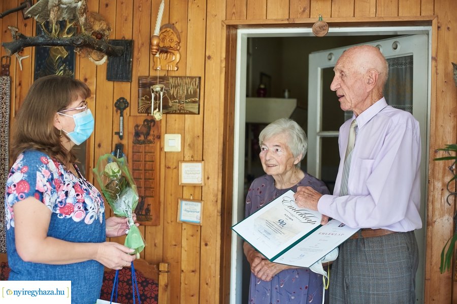 Szépkorú köszöntése - Ács Lajos