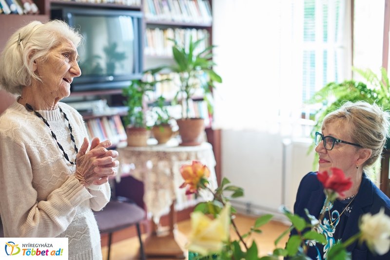 Szépkorú köszöntése Andrási Péterné