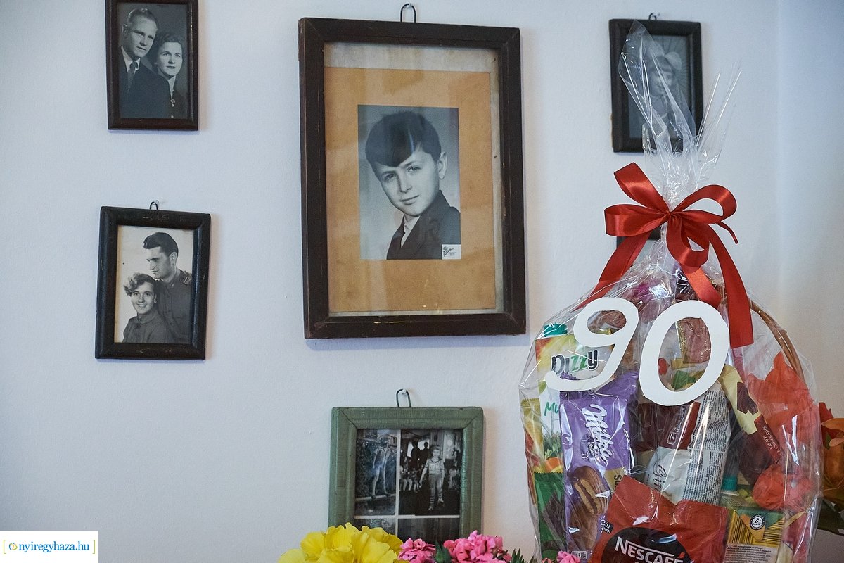 Szépkorú köszöntése - Babják Józsefné