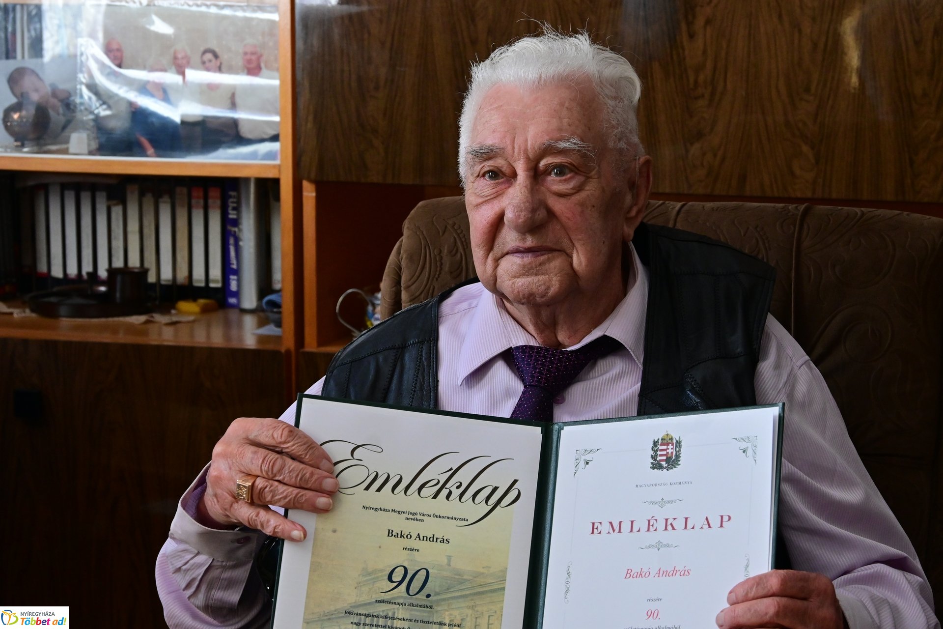 Szépkorú köszöntése - Bakó András