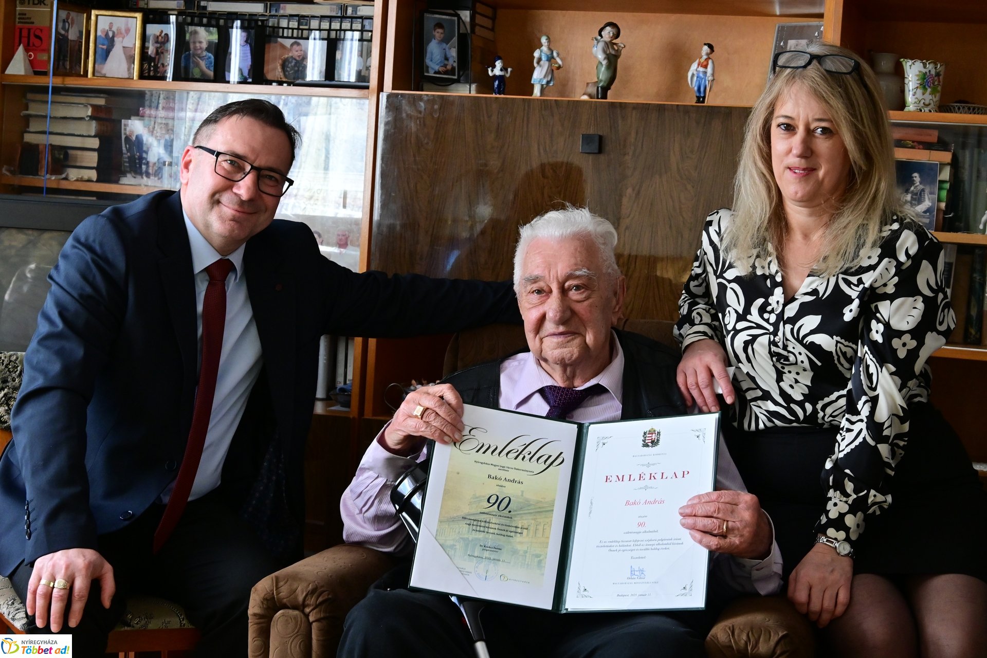 Szépkorú köszöntése - Bakó András