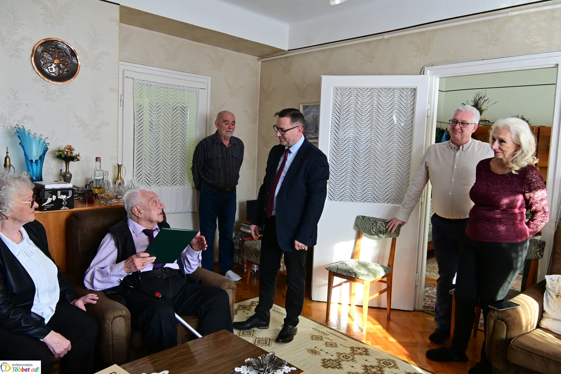 Szépkorú köszöntése - Bakó András