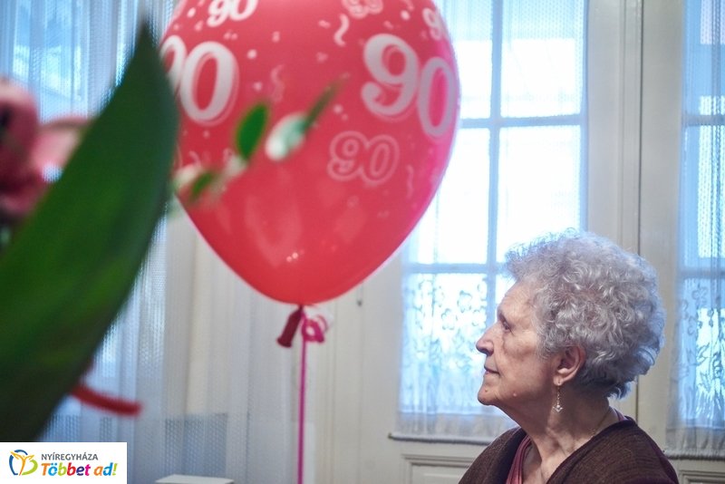 Szépkorú köszöntése - Bakosi Benőné