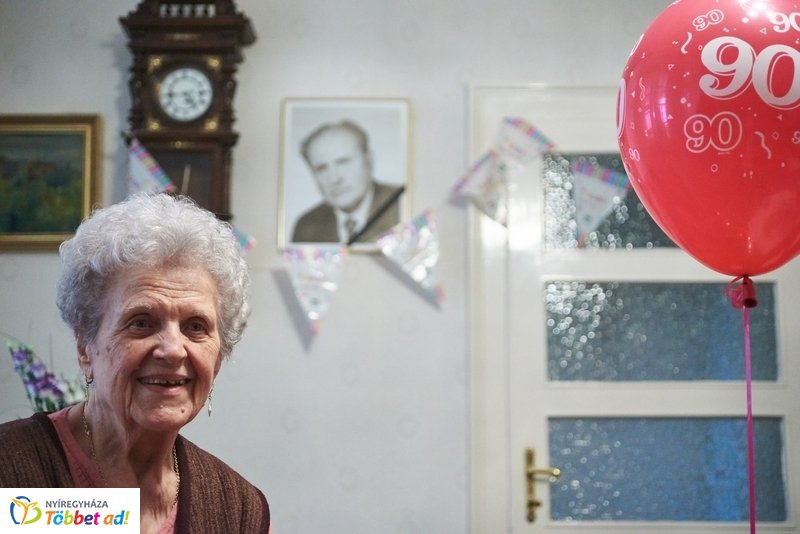 Szépkorú köszöntése - Bakosi Benőné