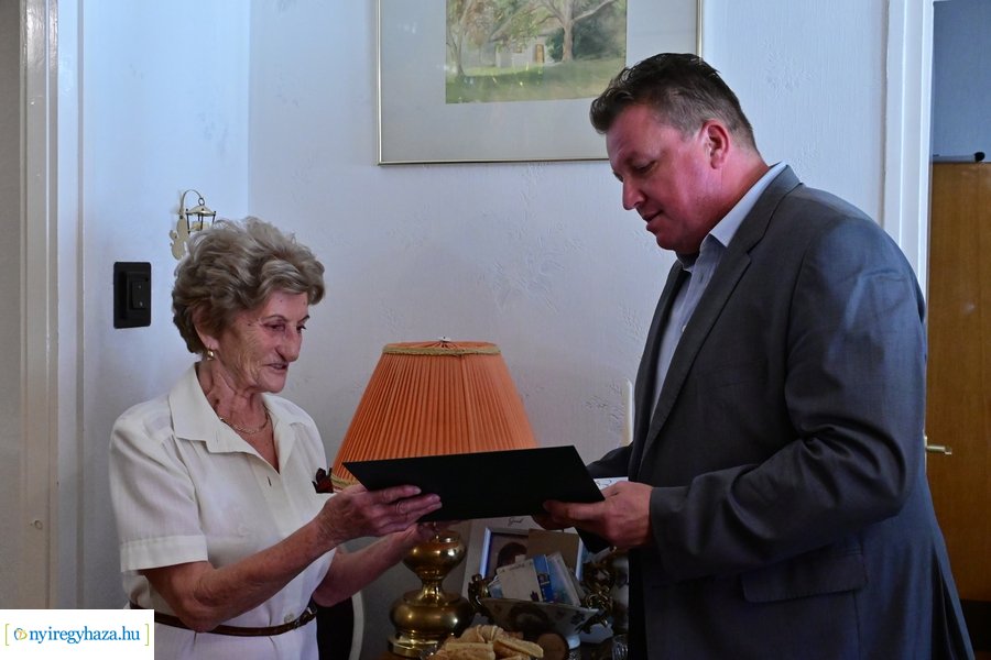 Szépkorú köszöntése Bodó Józsefné 20240903