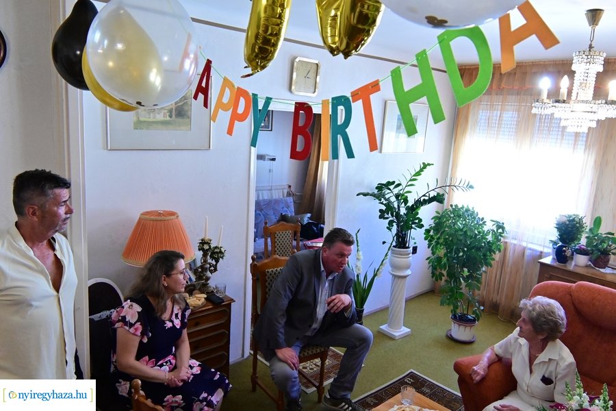 Szépkorú köszöntése Bodó Józsefné 20240903