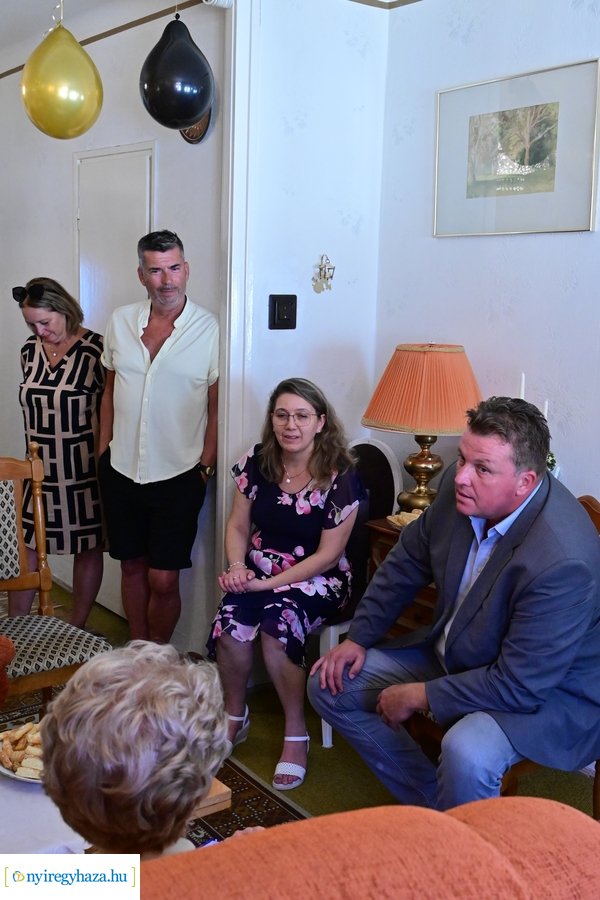 Szépkorú köszöntése Bodó Józsefné 20240903